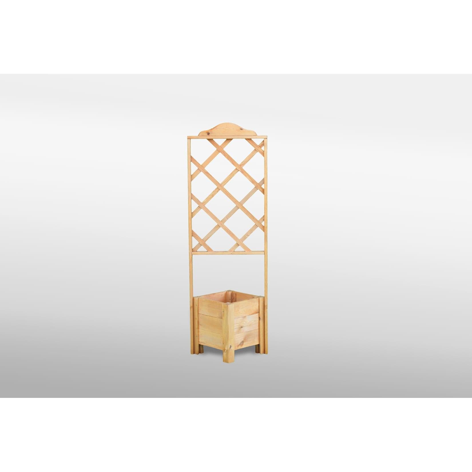 Promadino Pflanzentreppe Eckelement Botanica: Holz Kiefer Honigbraun Imprägniert