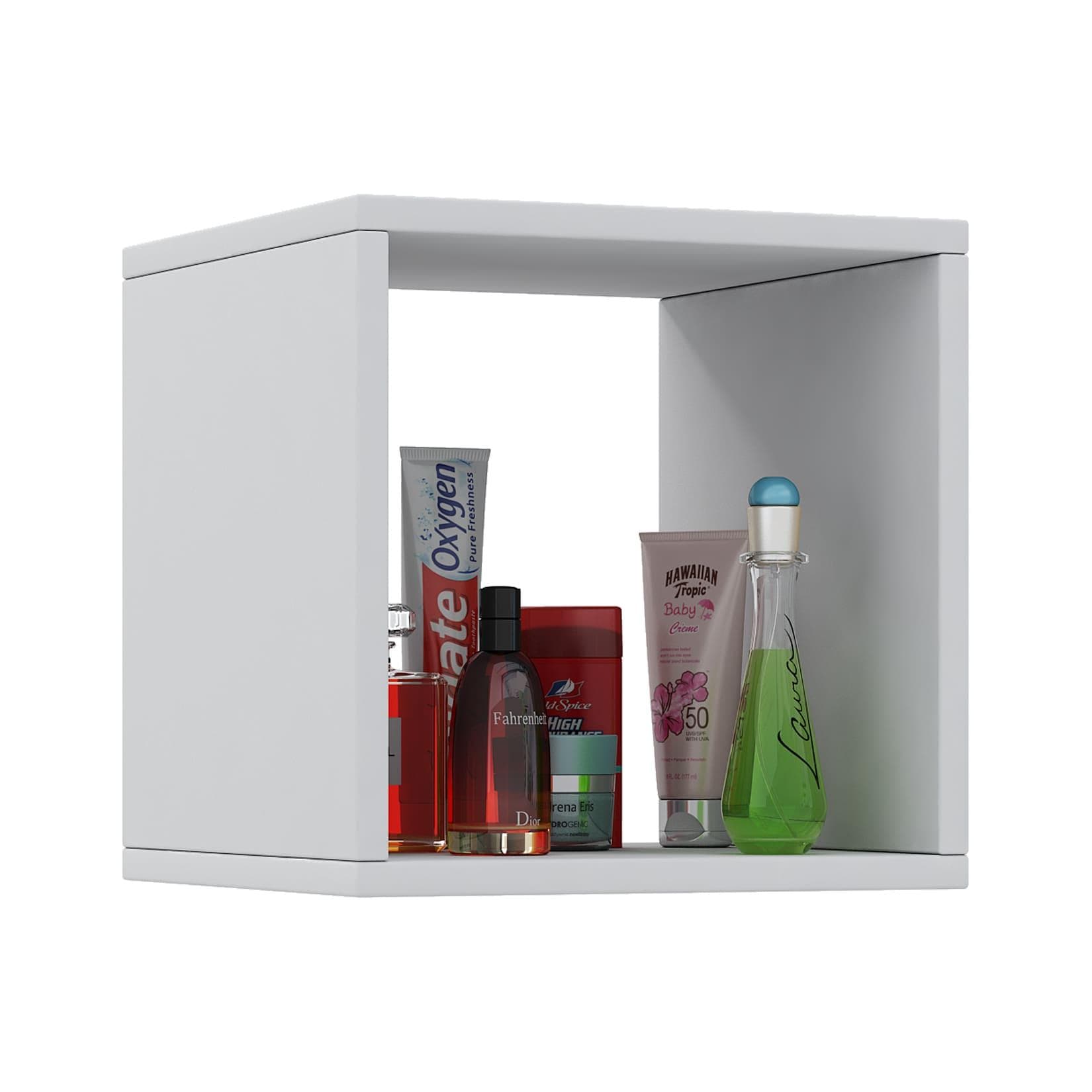 Wandregal aus Holz für Bad & Wohnbereich