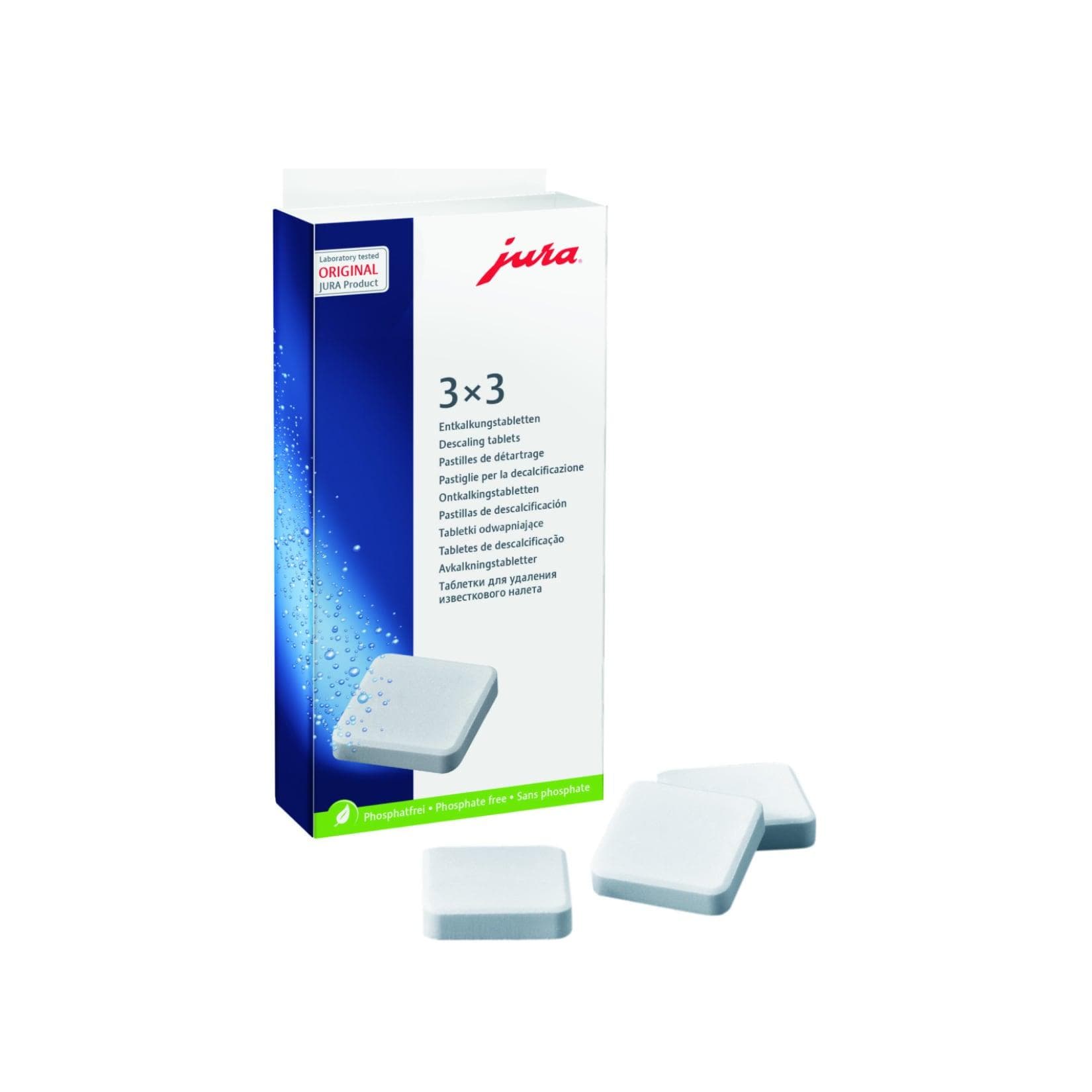Jura 61848 3X3 Entkalkertabletten für Kaffeevollautomaten