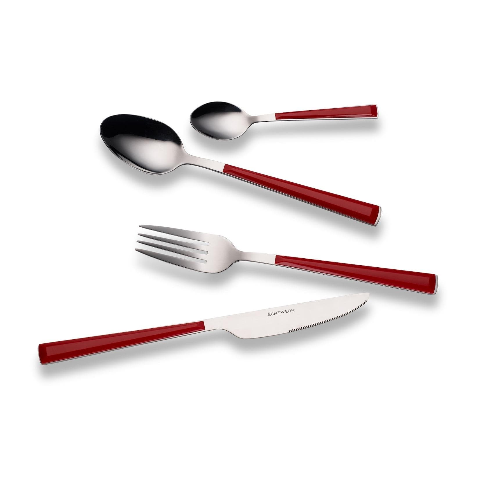 ECHTWERK Besteck Set Basic 16tlg. Rot