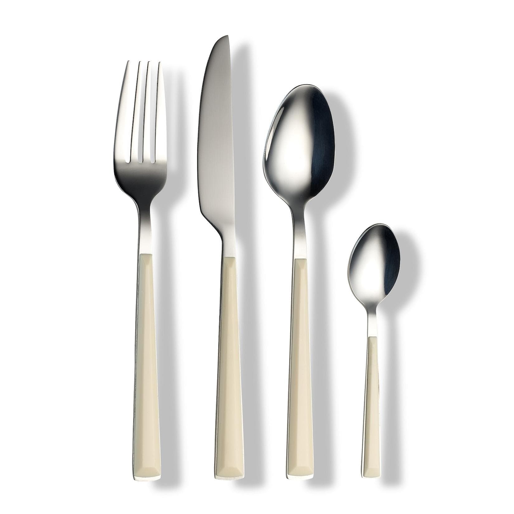 ECHTWERK Besteck Set Basic 24-tlg. Creme