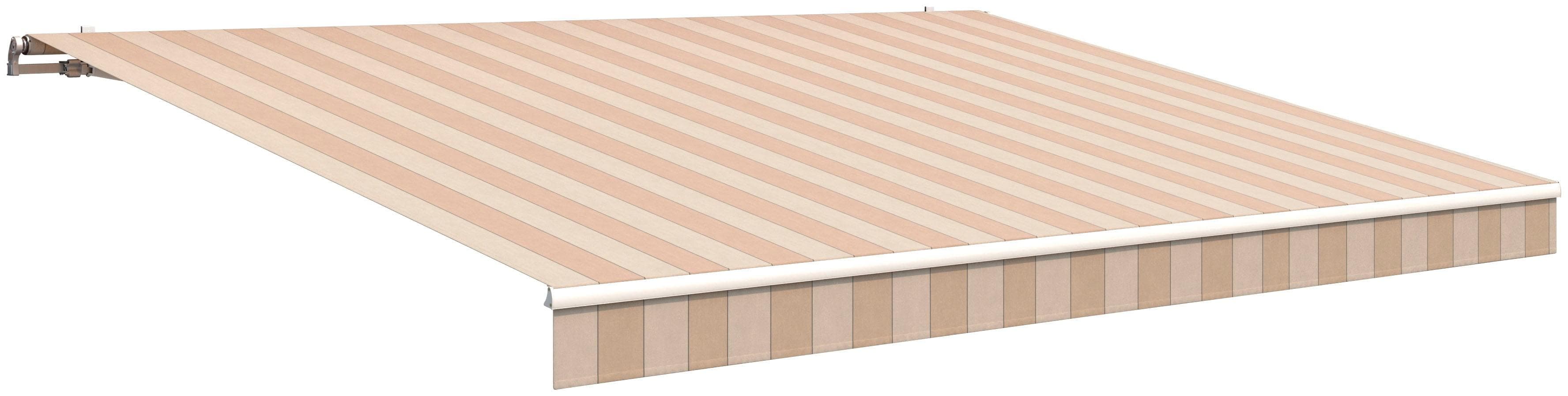 Gelenkarmmarkise Classic in Beige, 400 cm Breite