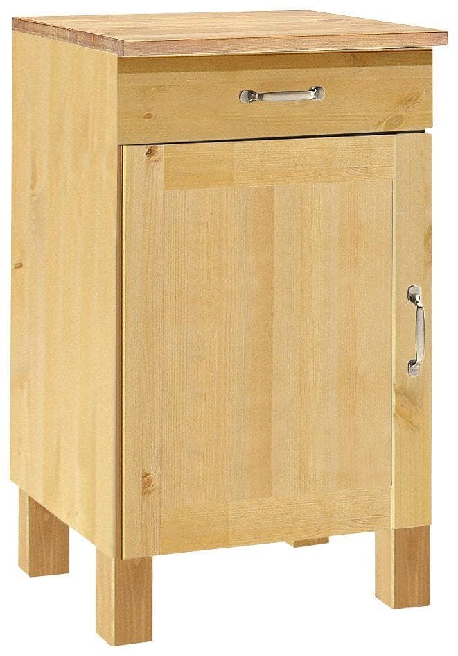 Home Affaire Unterschrank Alby Beige Massivholz Landhausstil