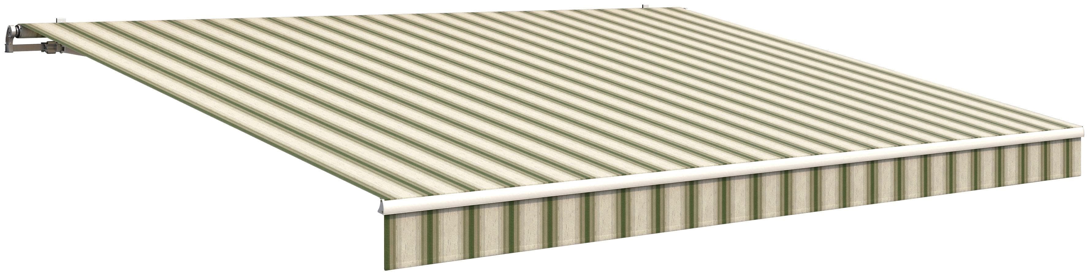 Gelenkarmmarkise Classic Grün, 350x250 cm
