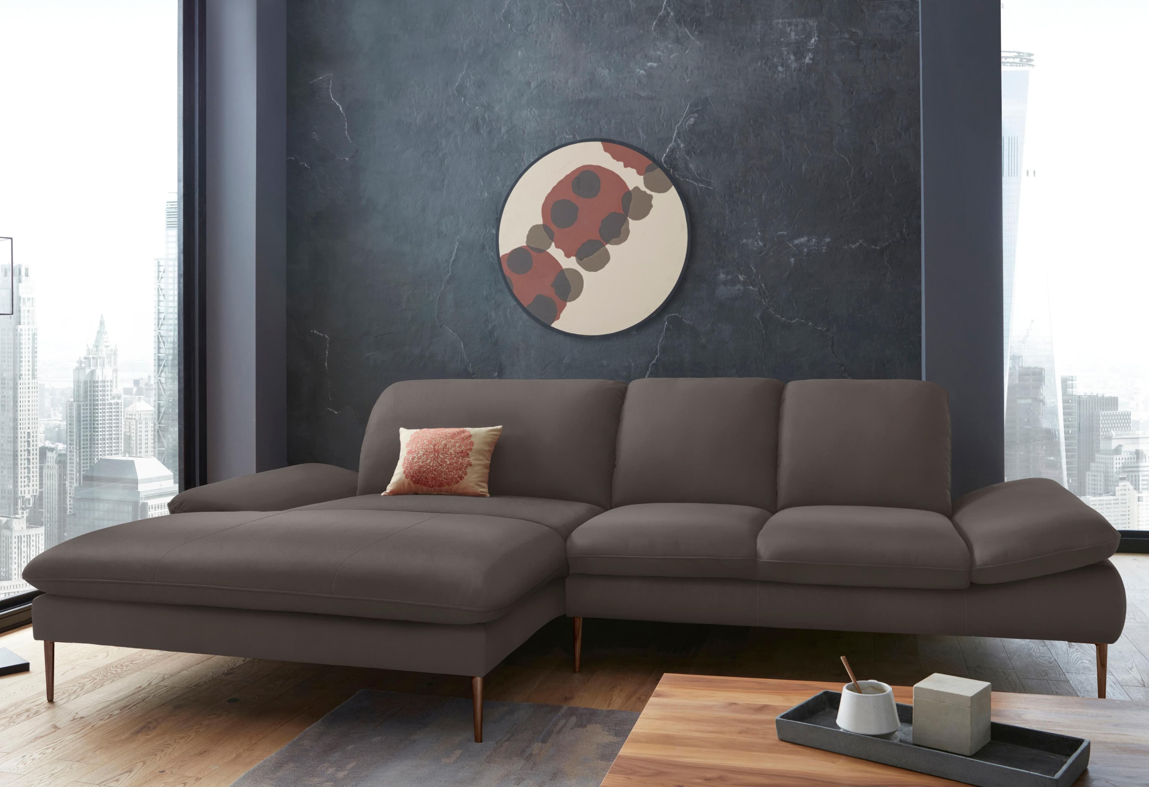 W.SCHILLIG Ecksofa enjoy&MORE Braun mit Schlaffunktion