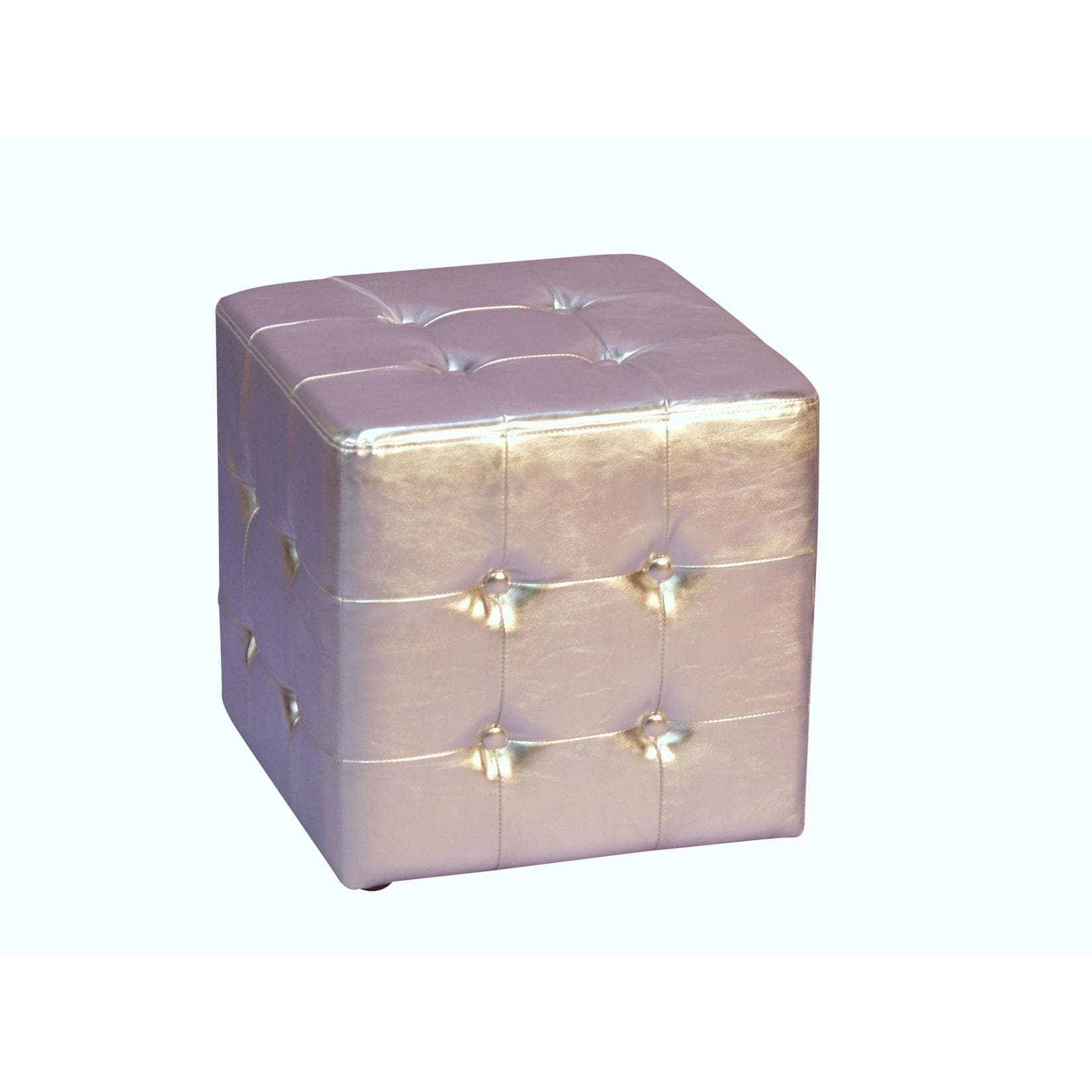 Lederoptik Sitzwürfel