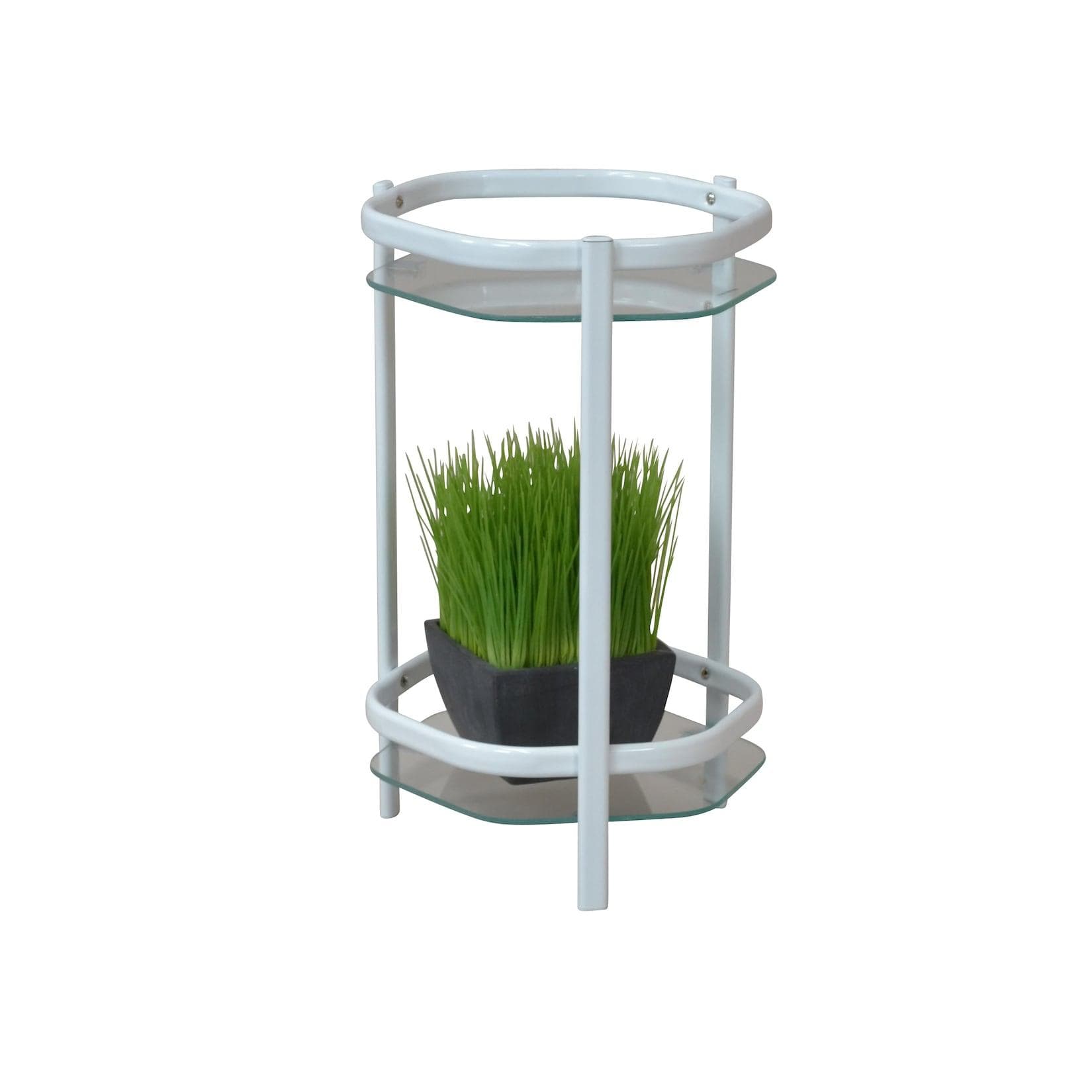möbel direkt online Blumenständer Pflanzständer Weiß Metall