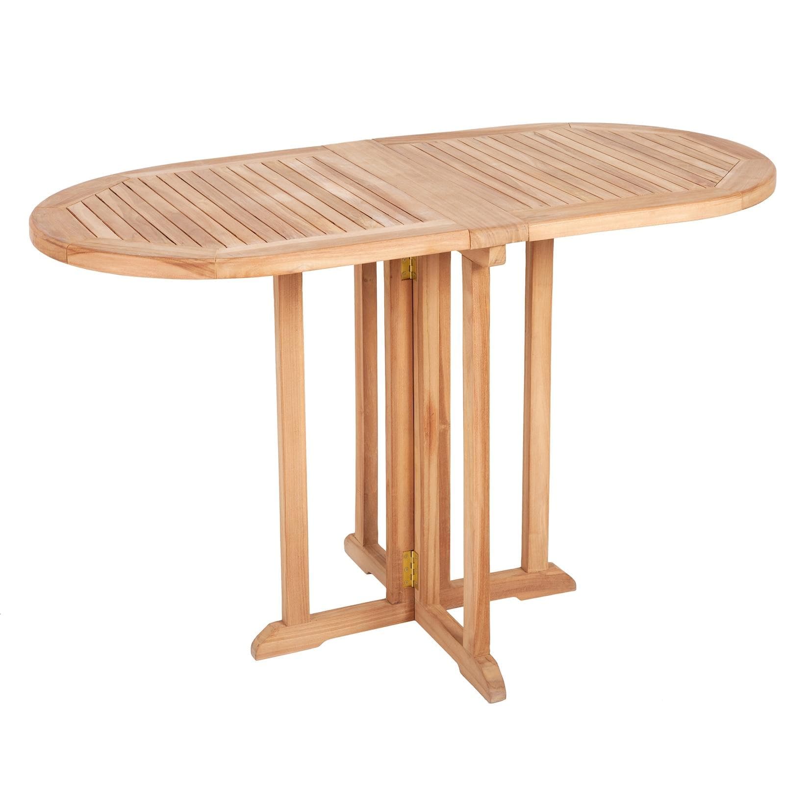 Riess Ambiente Balkontisch EMPIRE Teak 120cm Klappbar Outdoor