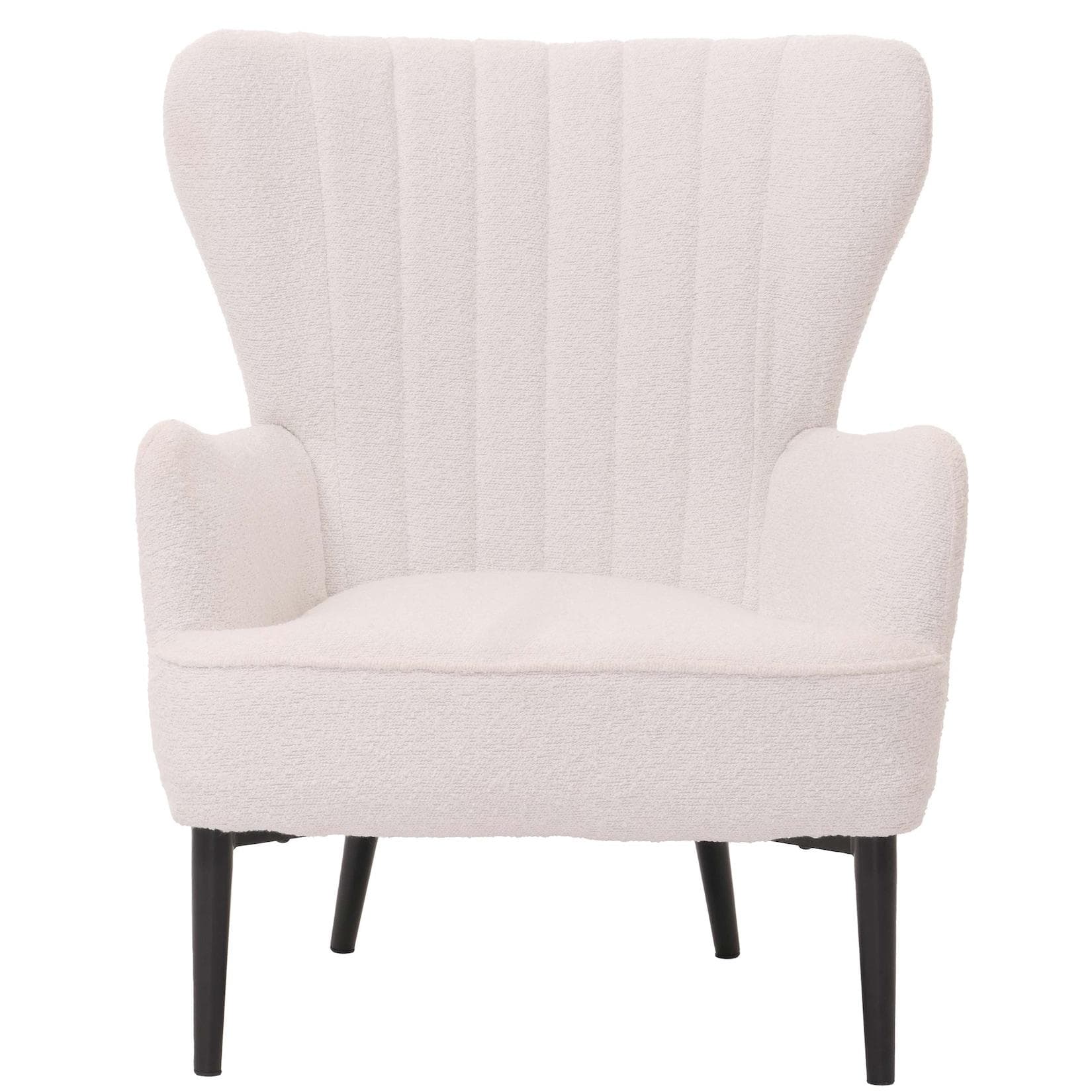 Loungesessel K37-B mit Armlehnen und Ziernähten