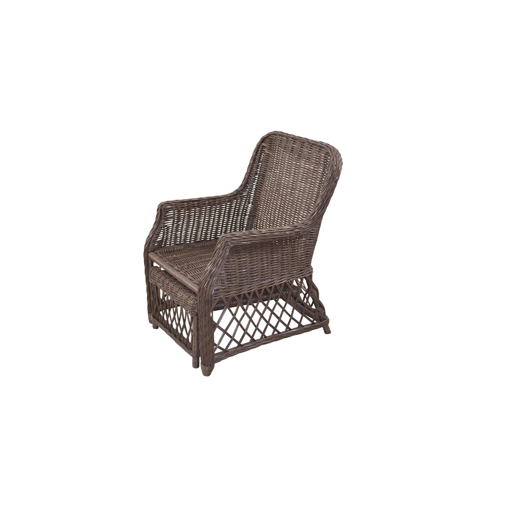 Home Affaire Rattansessel mit Ausziehfußteil - Handarbeit