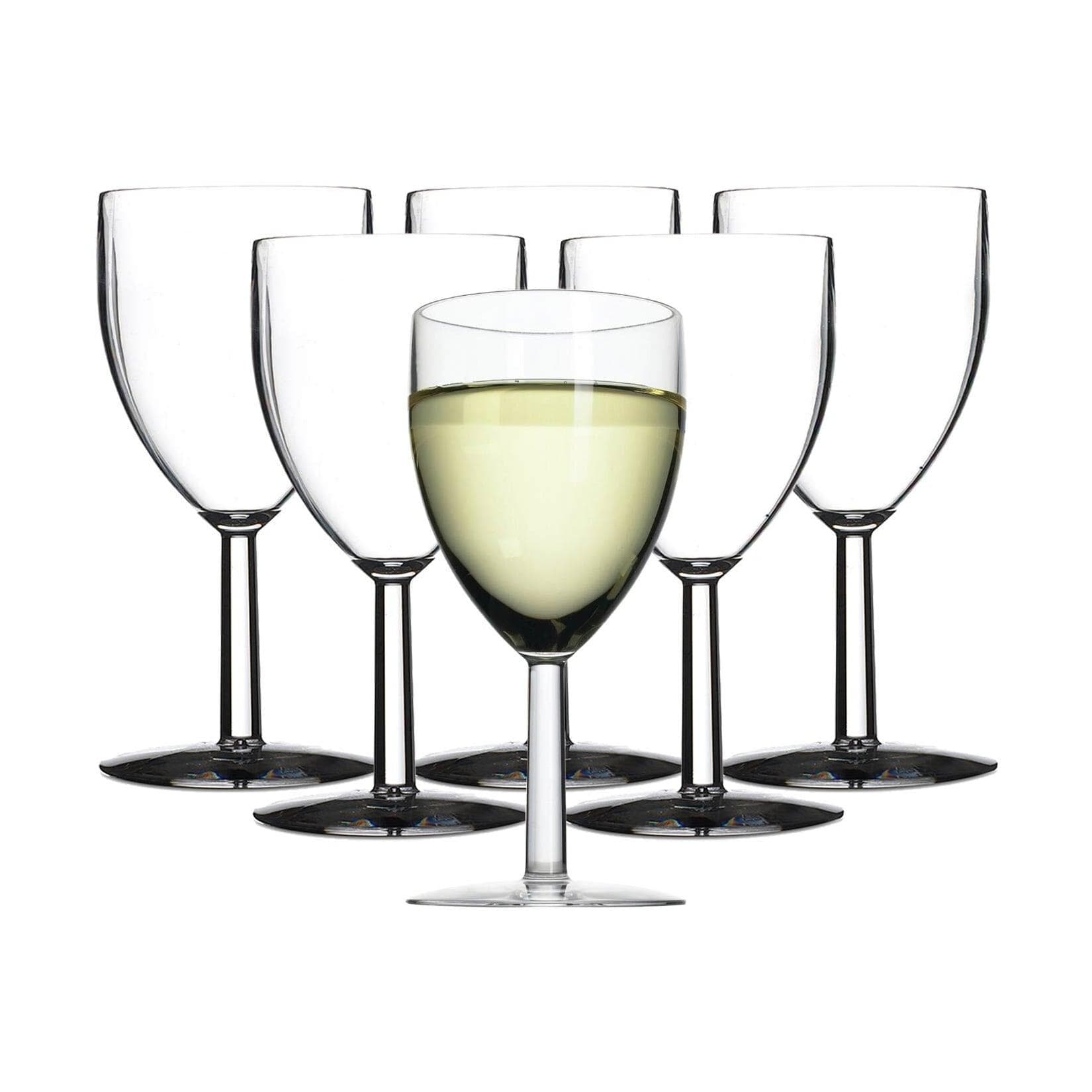 Mepal Kunststoff-Weißweingläser 200 ml 6er Set