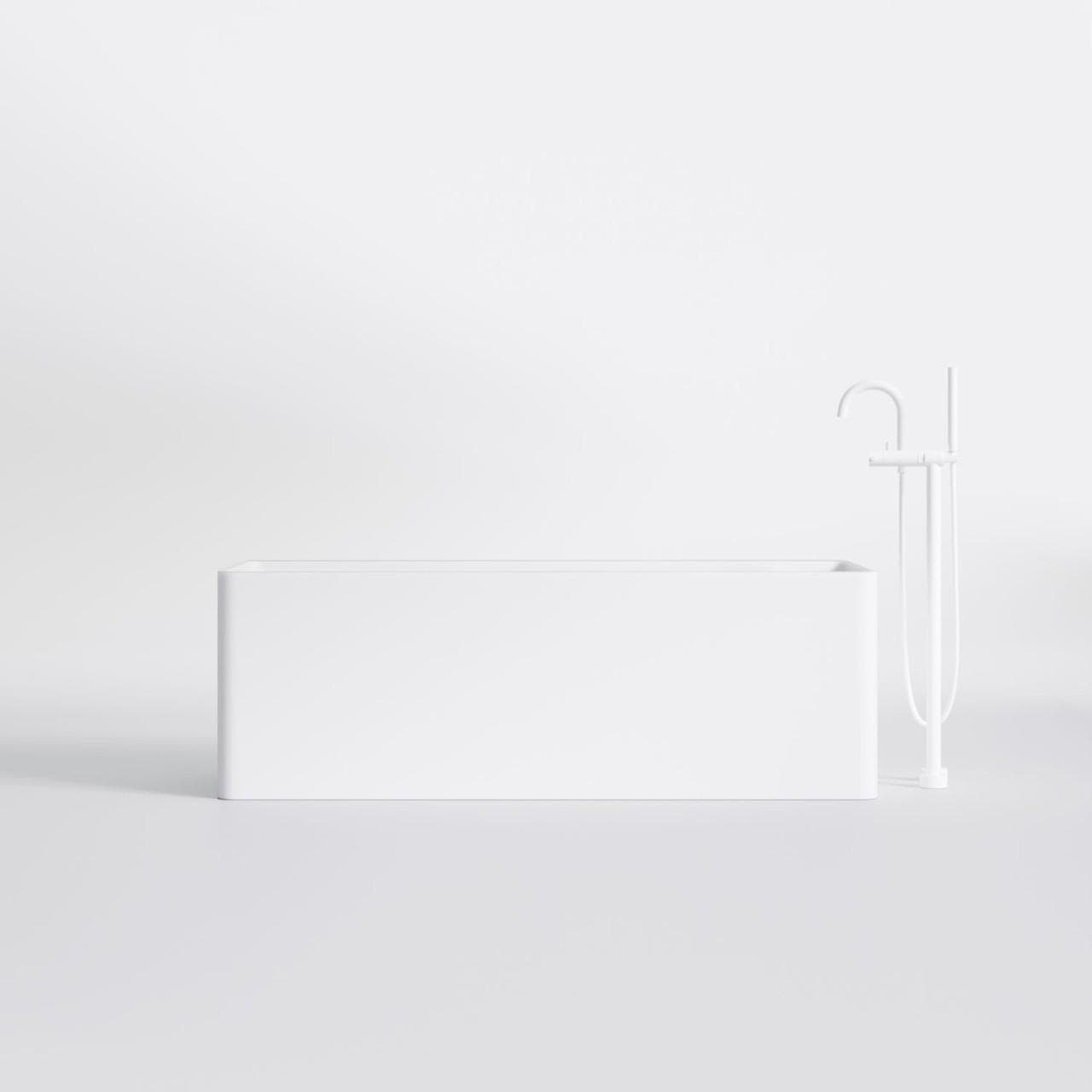 Steinberg Serie 490 Freistehende Badewanne Matt White