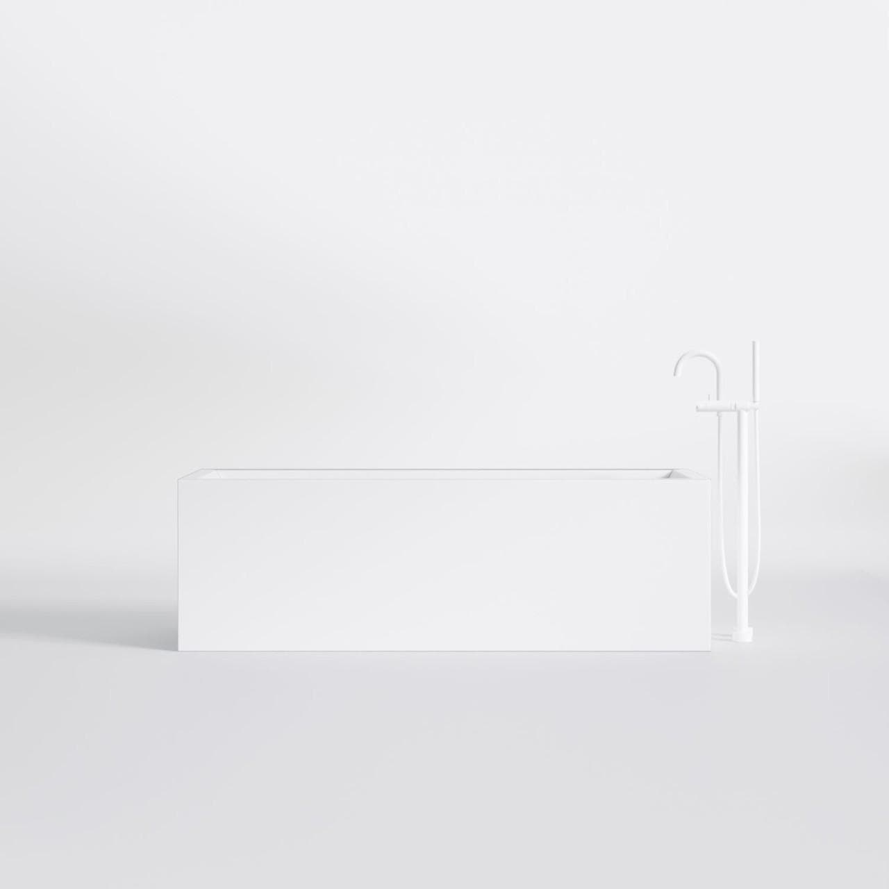 Steinberg Serie 490 Freistehende Badewanne Matt White