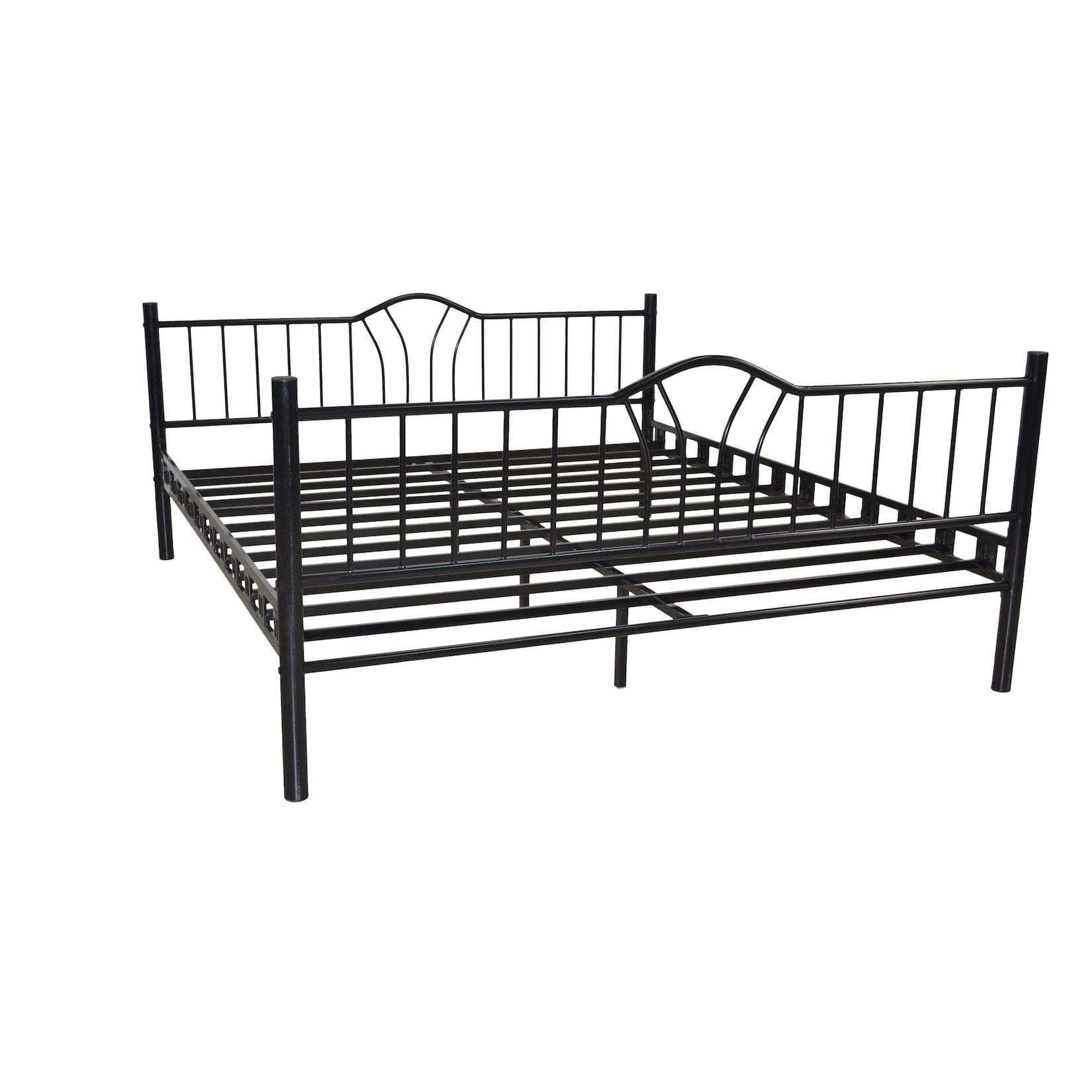 Stabiles Metallbett in zeitlosem Design