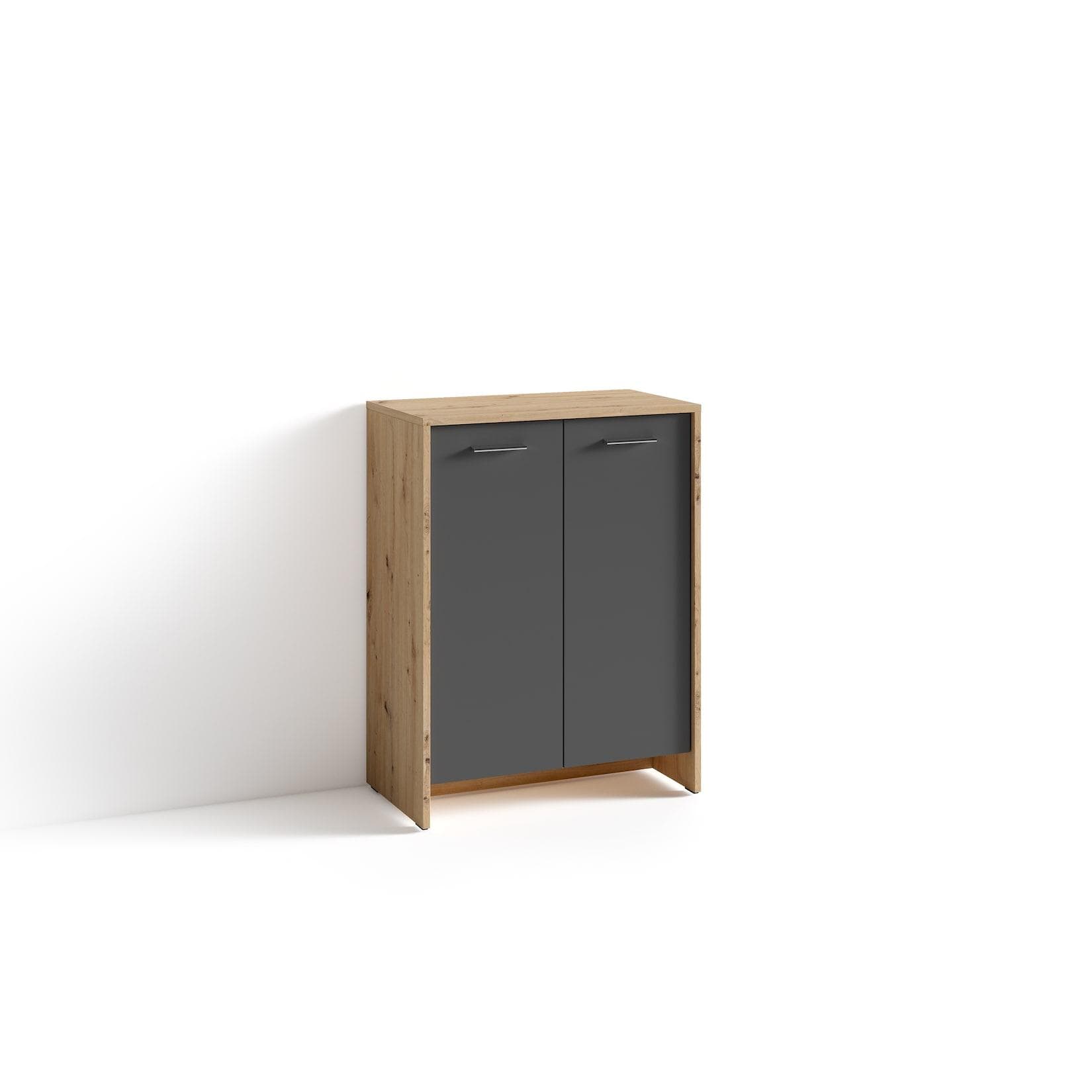 byLIVING Schuhschrank BEN 63 cm Artisan Eiche Anthrazit