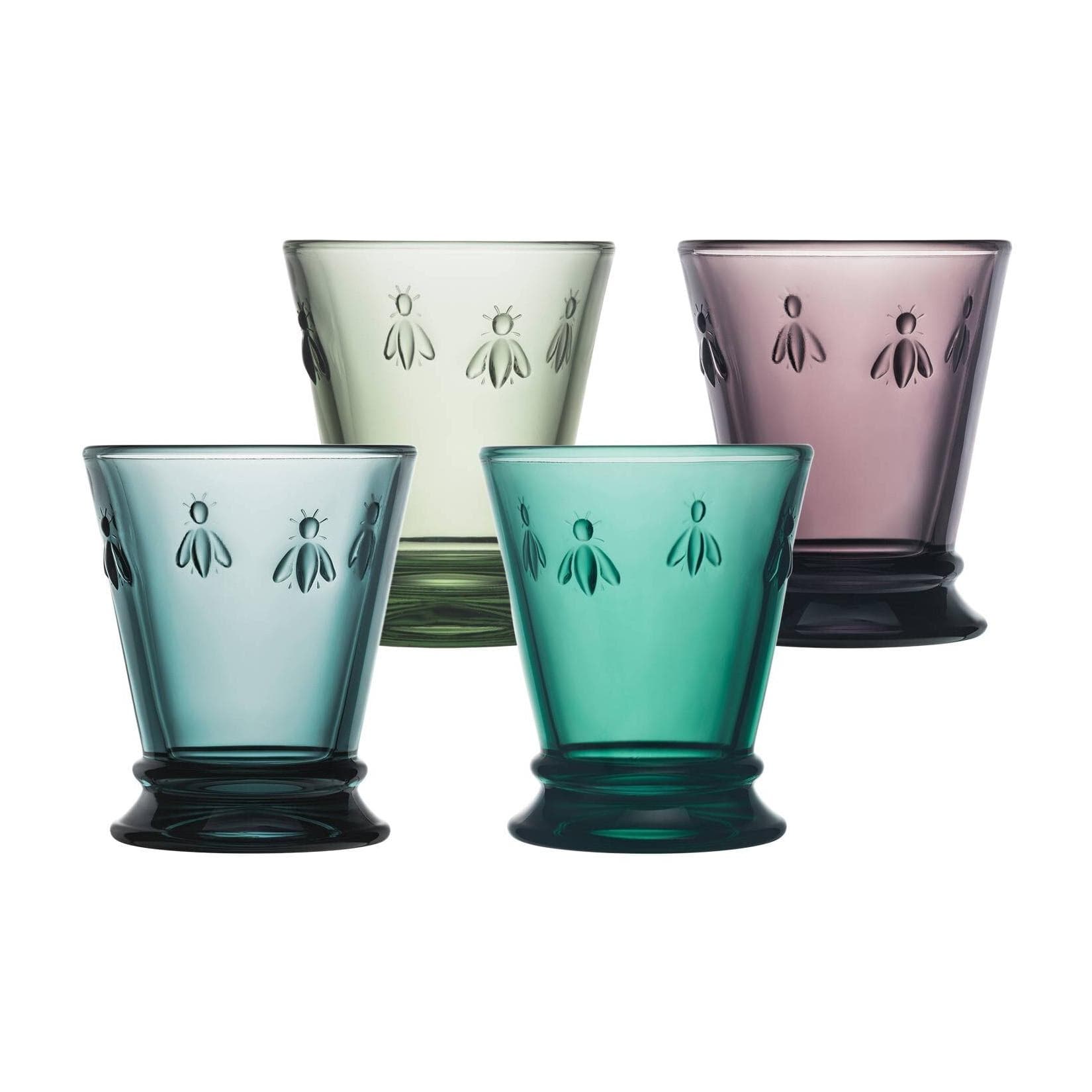 LA ROCHÈRE Wassergläser Biene Abeille 4-tlg. Bunt Glas