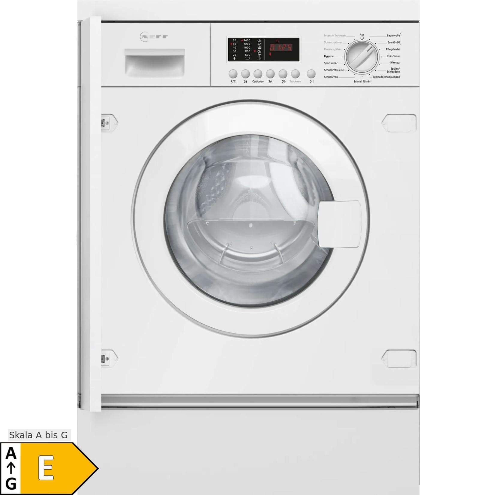 Neff Einbauwaschtrockner V6540X3 Weiß Autodry-Funktion