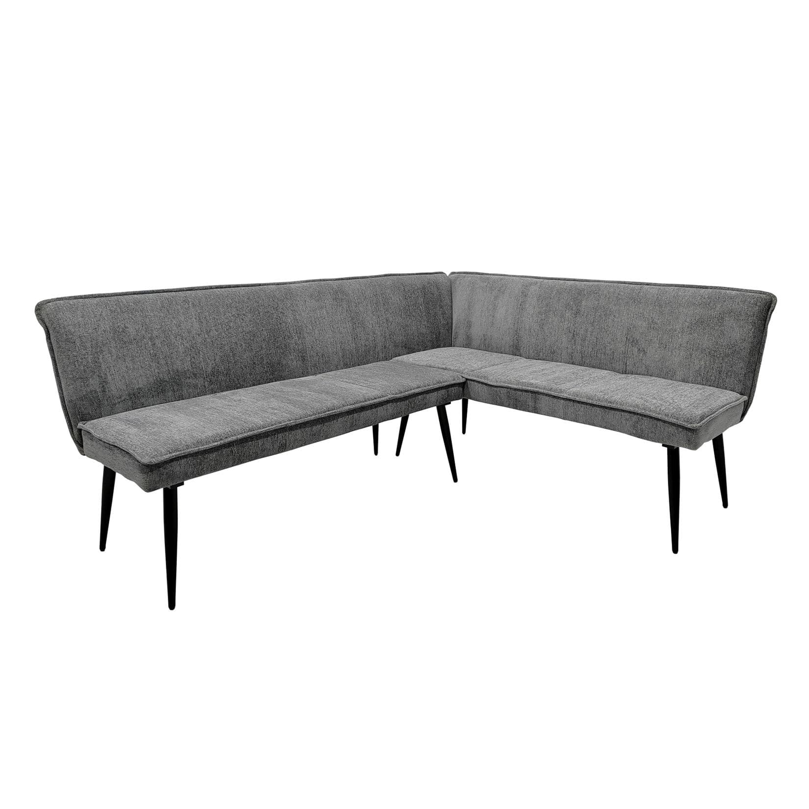 HTI-Living Eckbank Mesilla Blaugrau Chenille-Optik