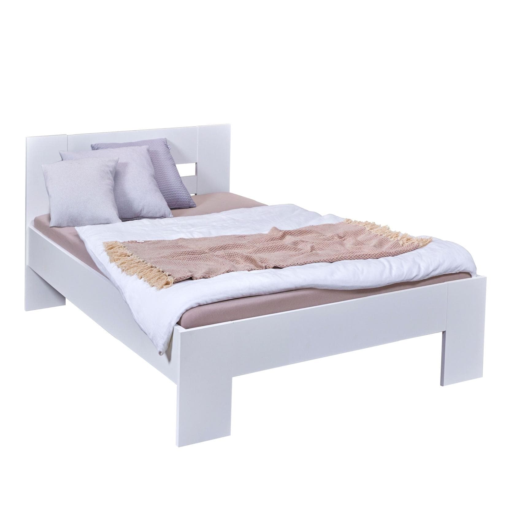 Inter Link Bettgestell Annik 90x200 cm Weiß