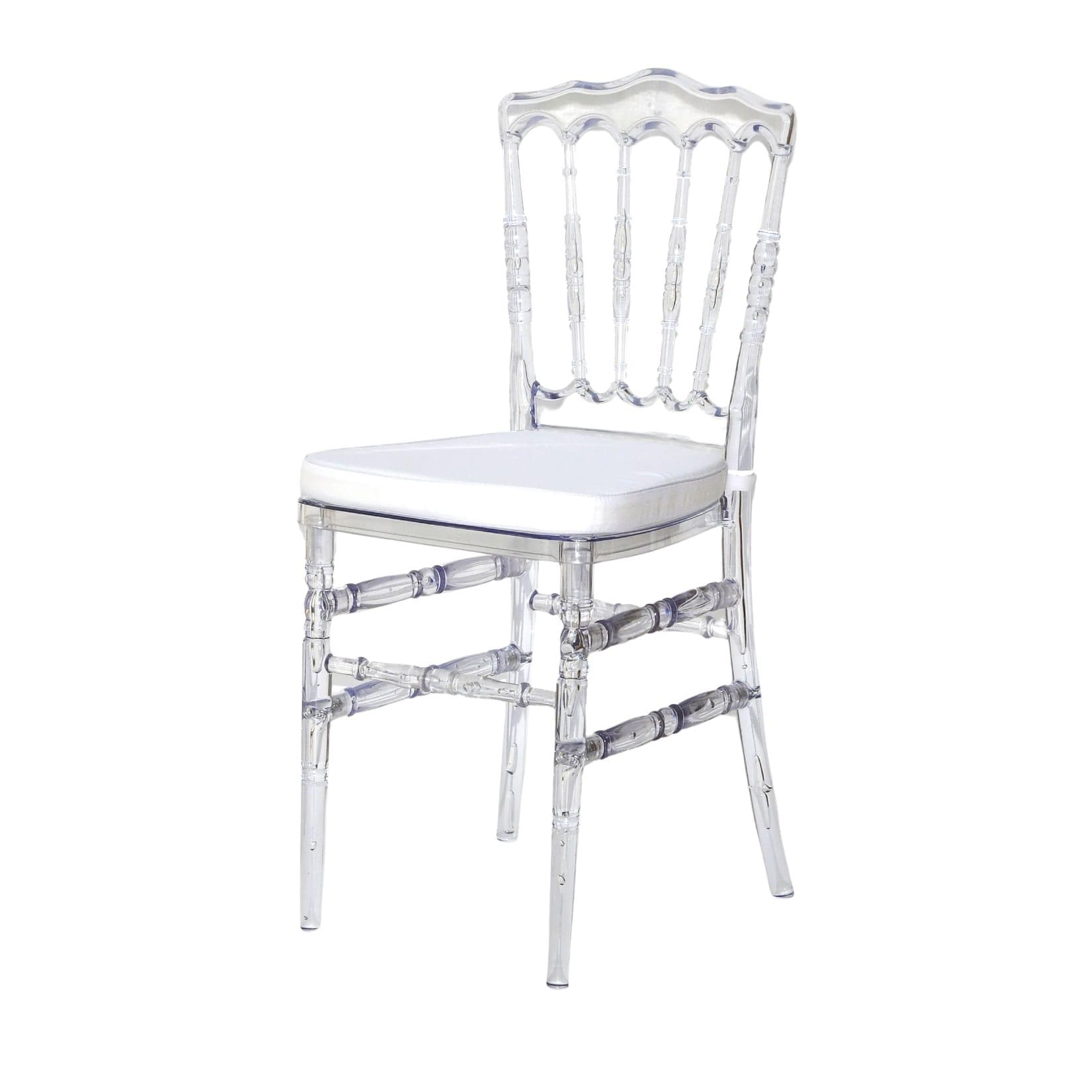 dazikemo Esszimmerstuhl 2x Acryl Polycarbonat Transparent