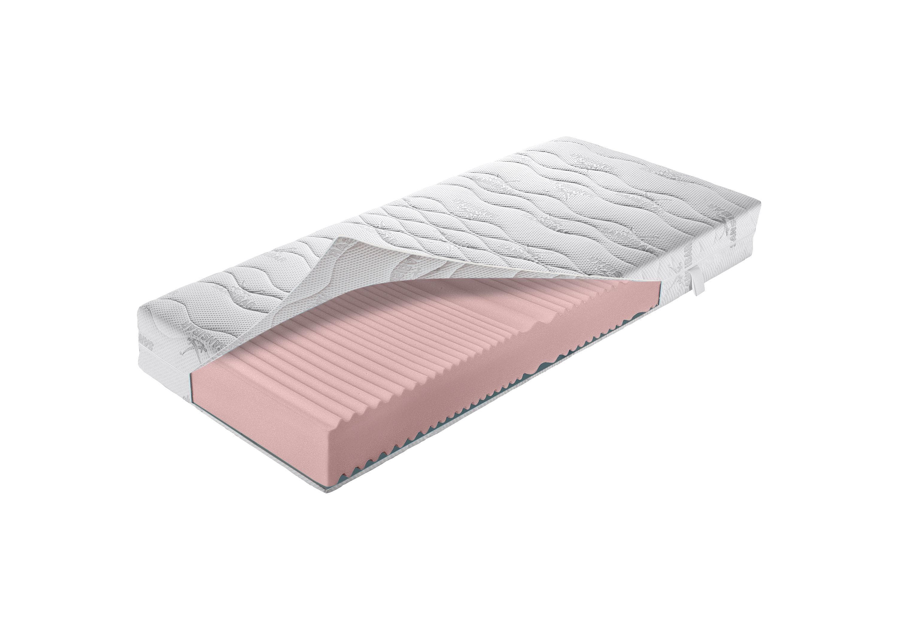 SANSIBAR Living Kaltschaummatratze RANDERS: 7-Zonen-Komfortschaum, Atmungsaktiv