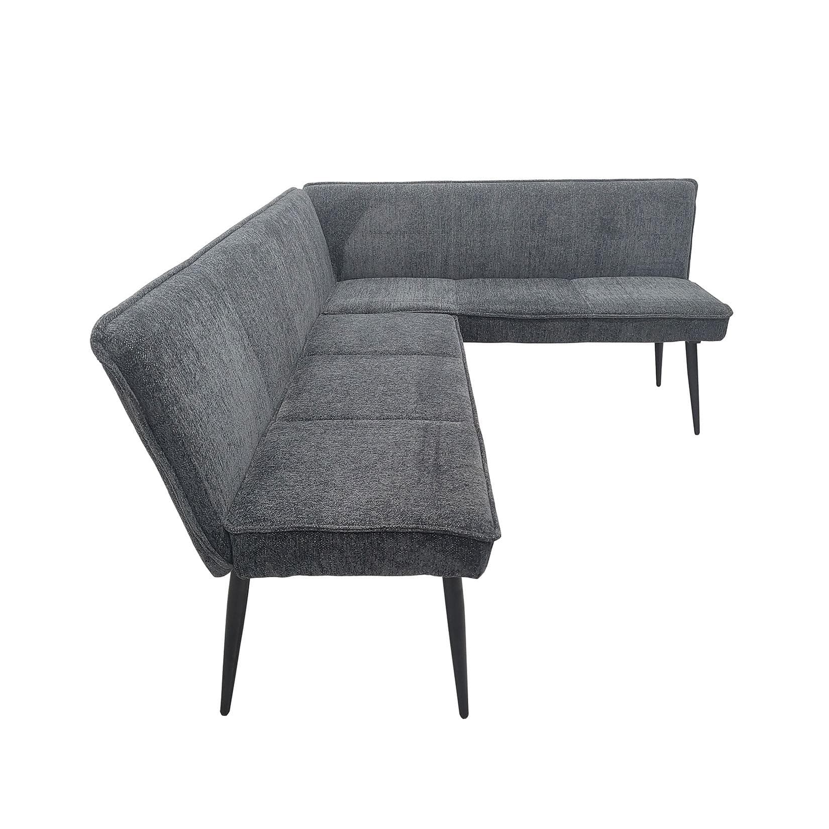 HTI-Living Eckbank Mesilla Chenille-Optik Retro-Charme