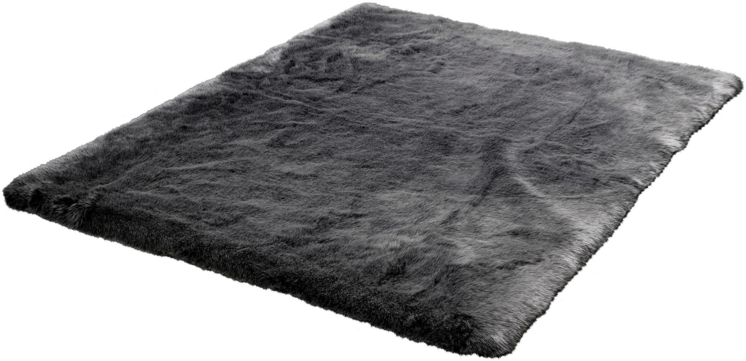 OBSESSION Fellteppich My Samba 495 Anthrazit Hochflor