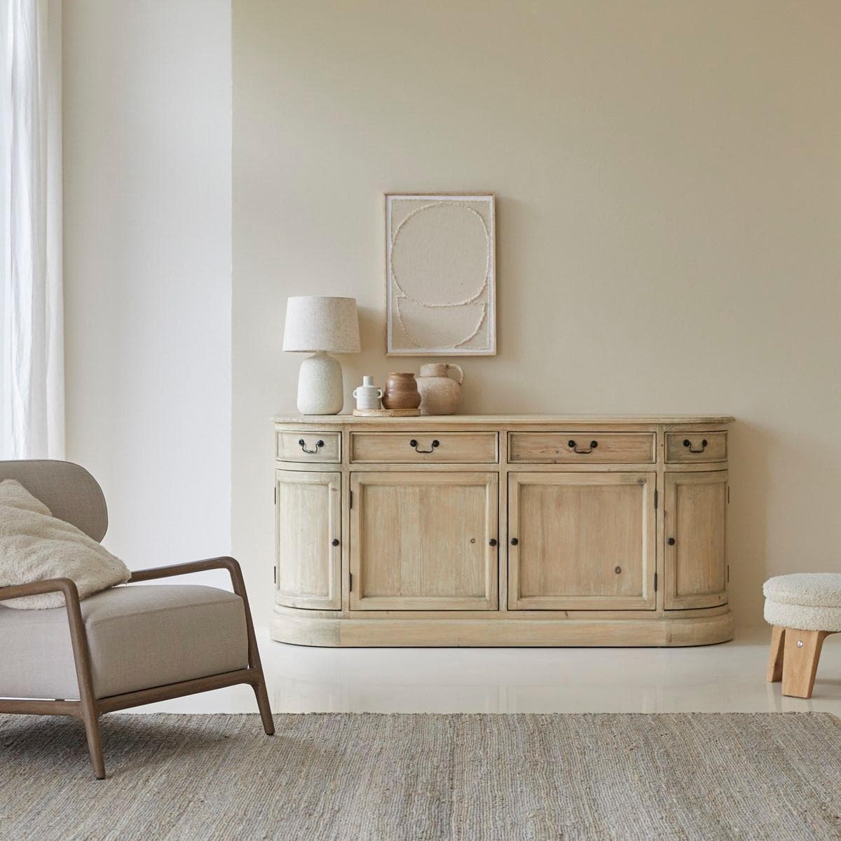 Anrichte Celeste aus Pinienholz 180