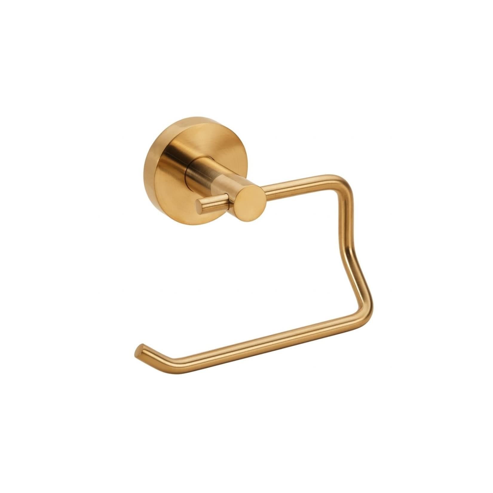 Brillantbad BABLO Papierrollenhalter Messing Gold matt