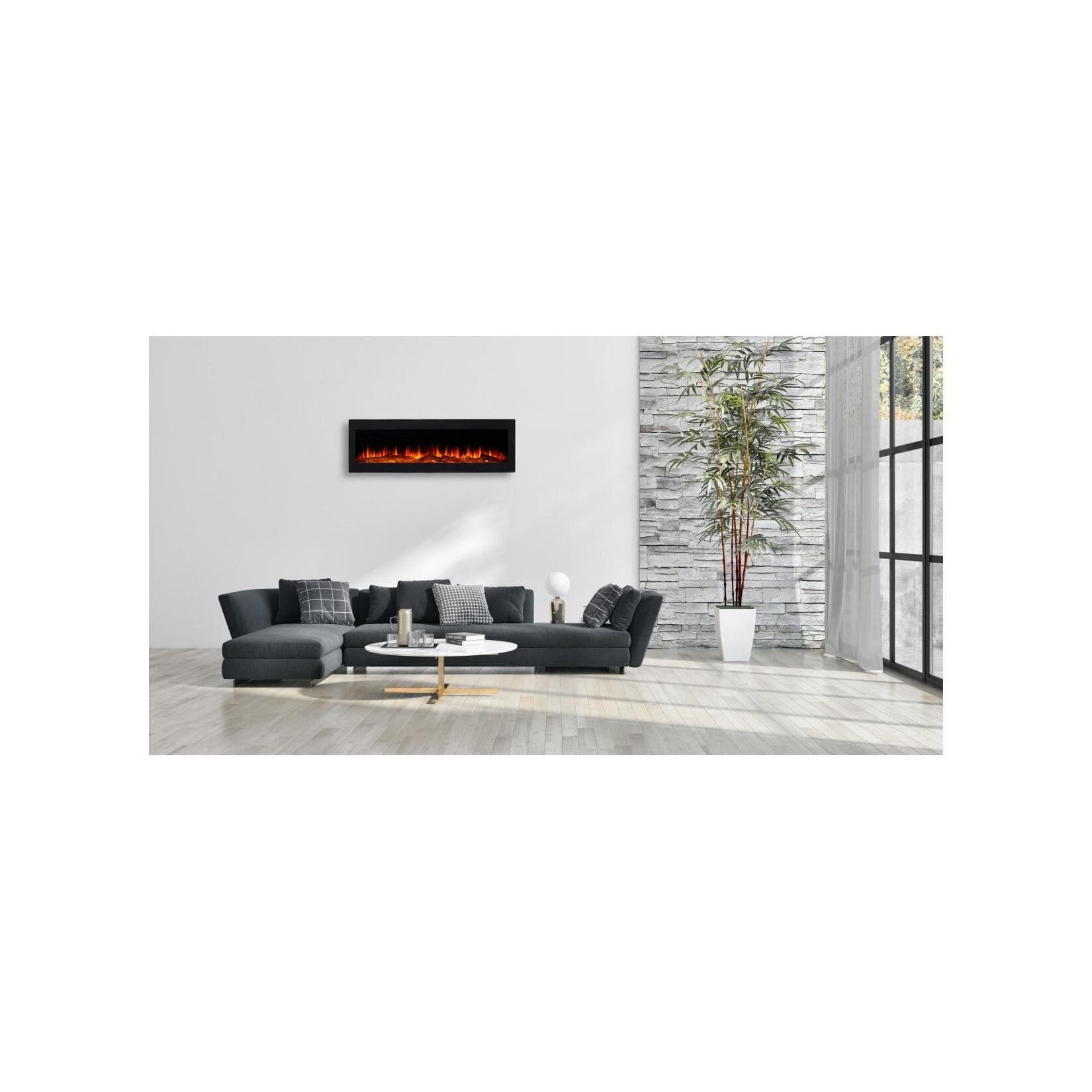 Sedex Elektrokamin Everest 250 cm Modern Wandkamin