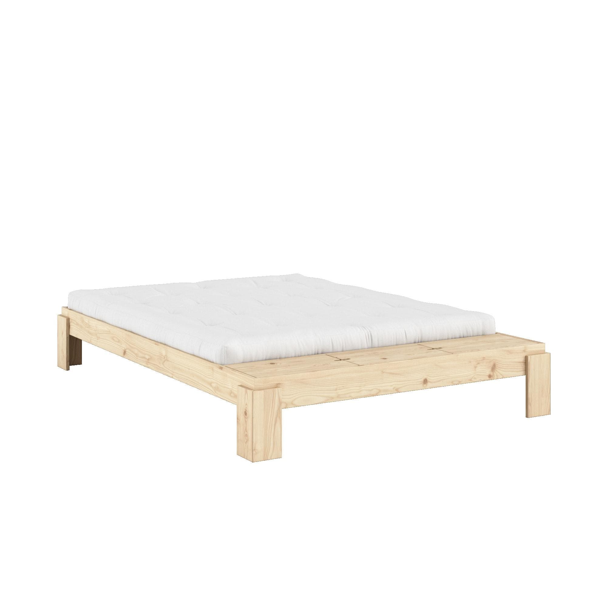 Karup Design Stauraumbett Layers Bed Bench: Funktionales Bettgestell mit Aufbewahrungsbank aus FSC®-zertifiziertem Massivholz