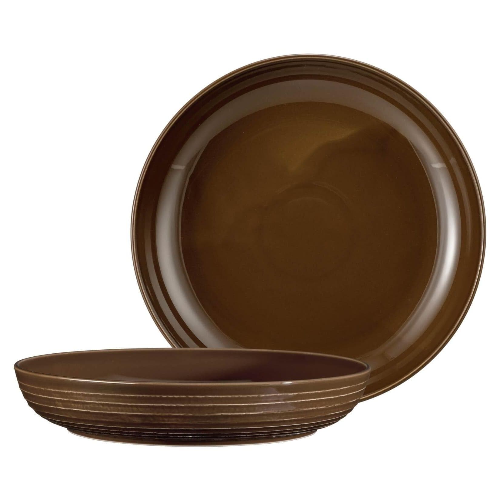 Seltmann Weiden Foodbowl Terra 2er Set Erdbraun Porzellan