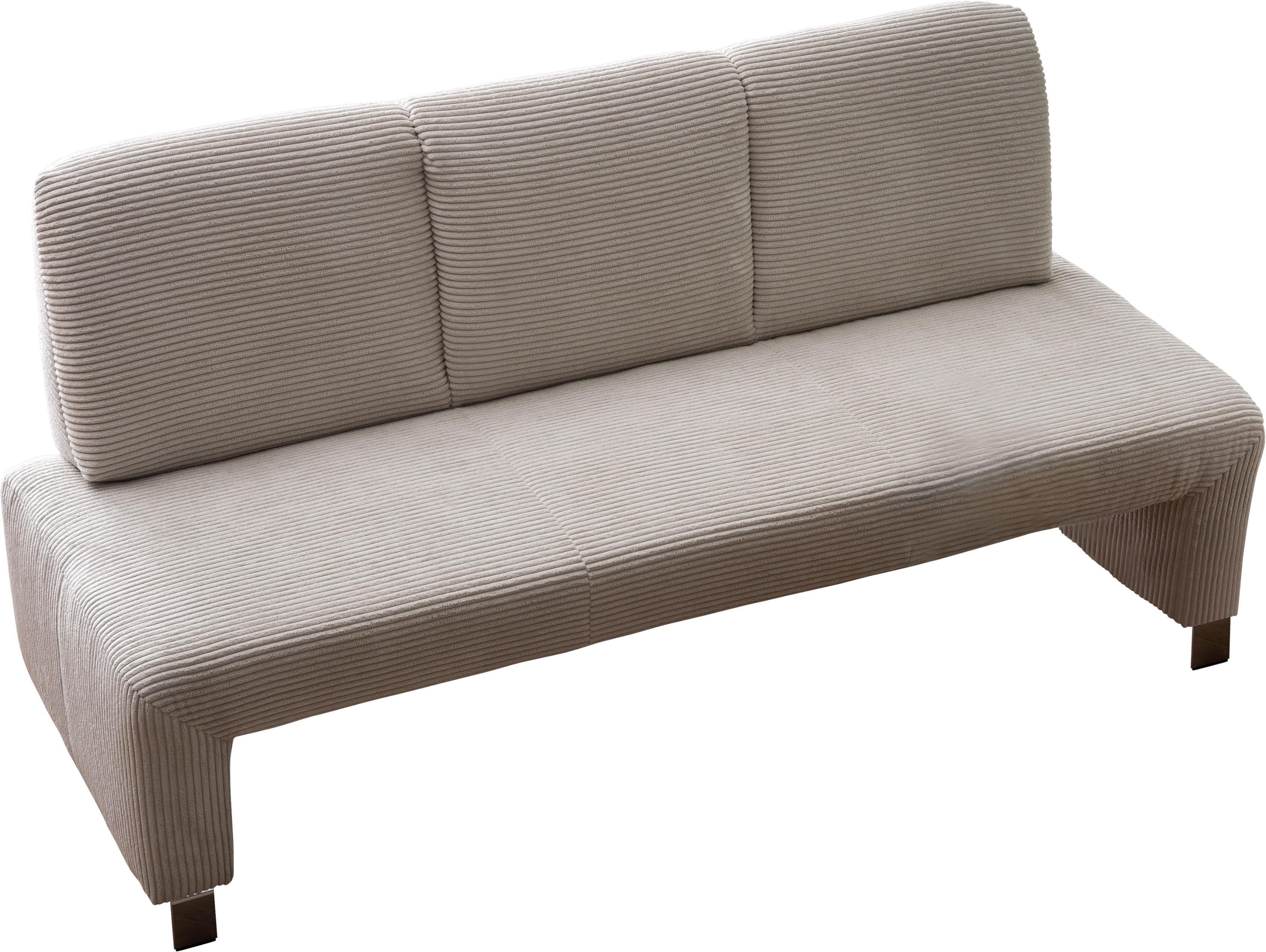 Polsterbank EXXPO Intenso Beige mit Rückenlehne