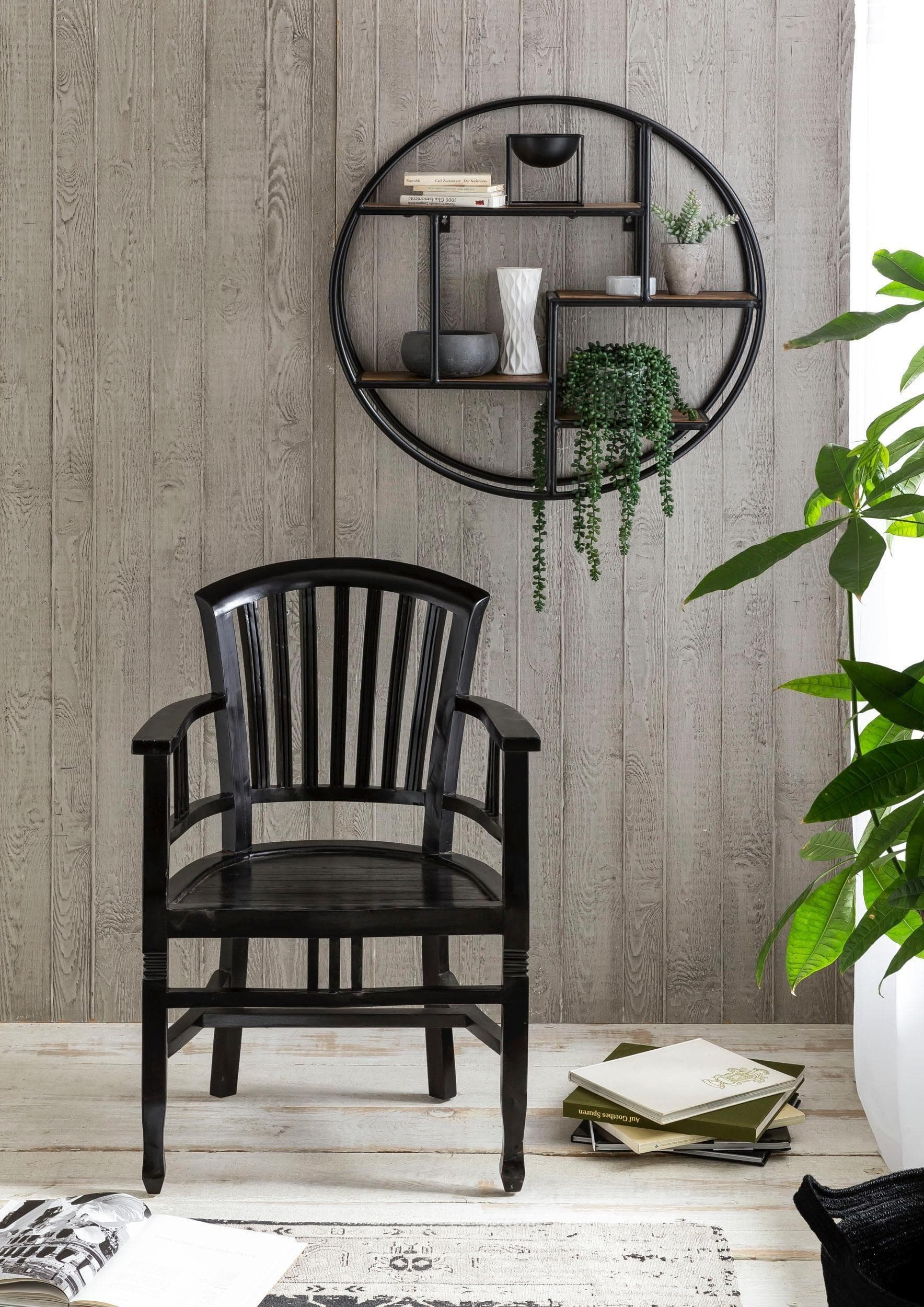 SIT Wandregal Panama - Modernes Metall-Holz Design