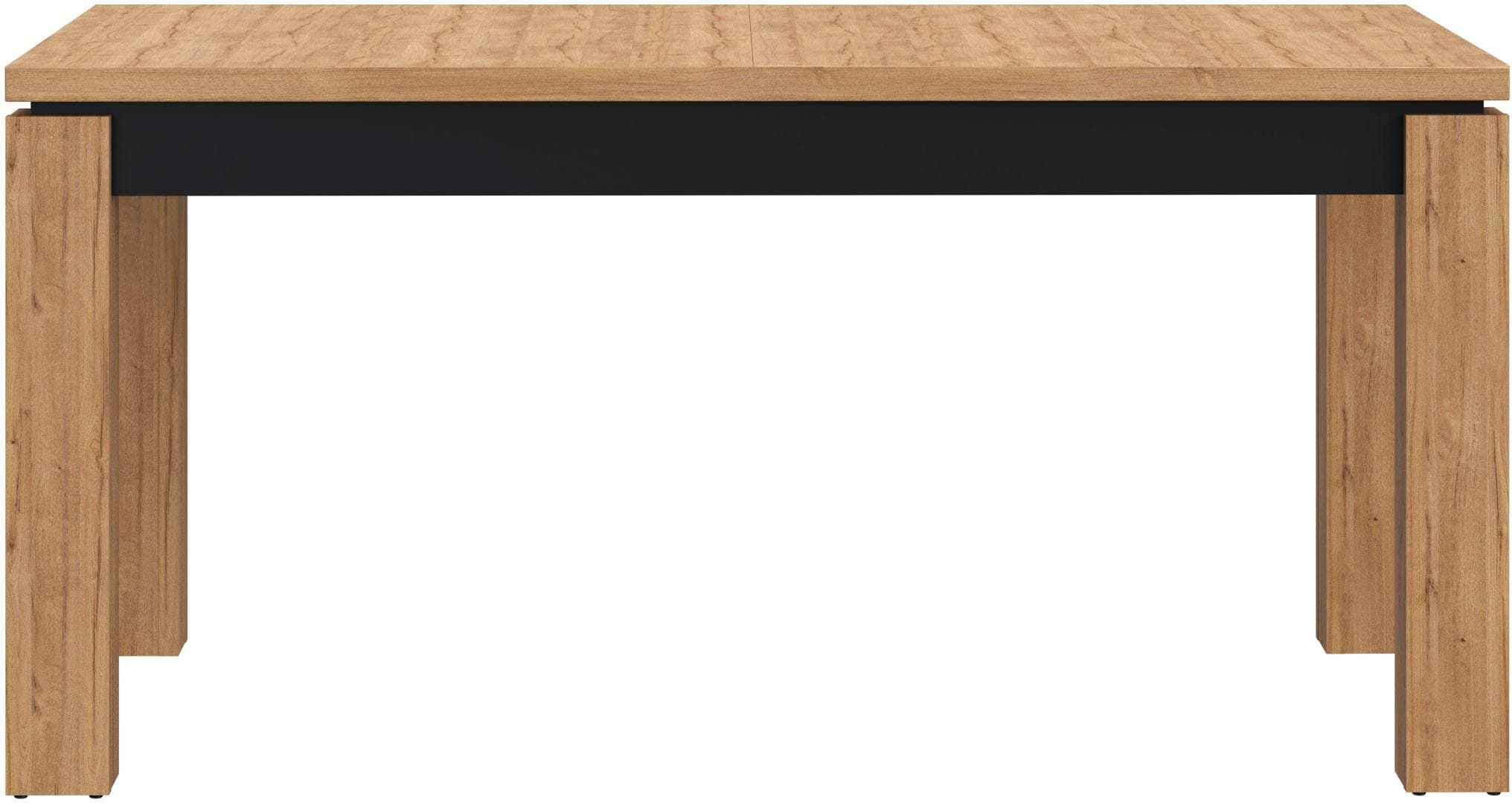 FORTE Kaszimiro Ausziehbarer Esstisch Modern Hochglanz