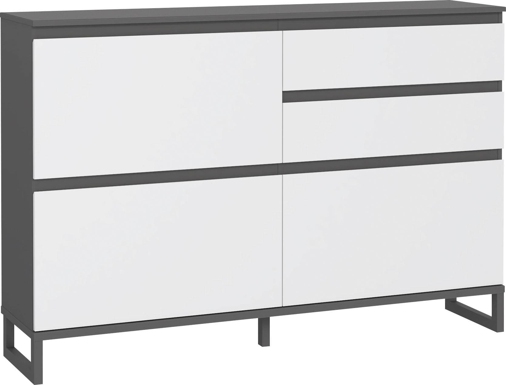 Schuhkommode in Grau - Modernes Design für mehr Ordnung