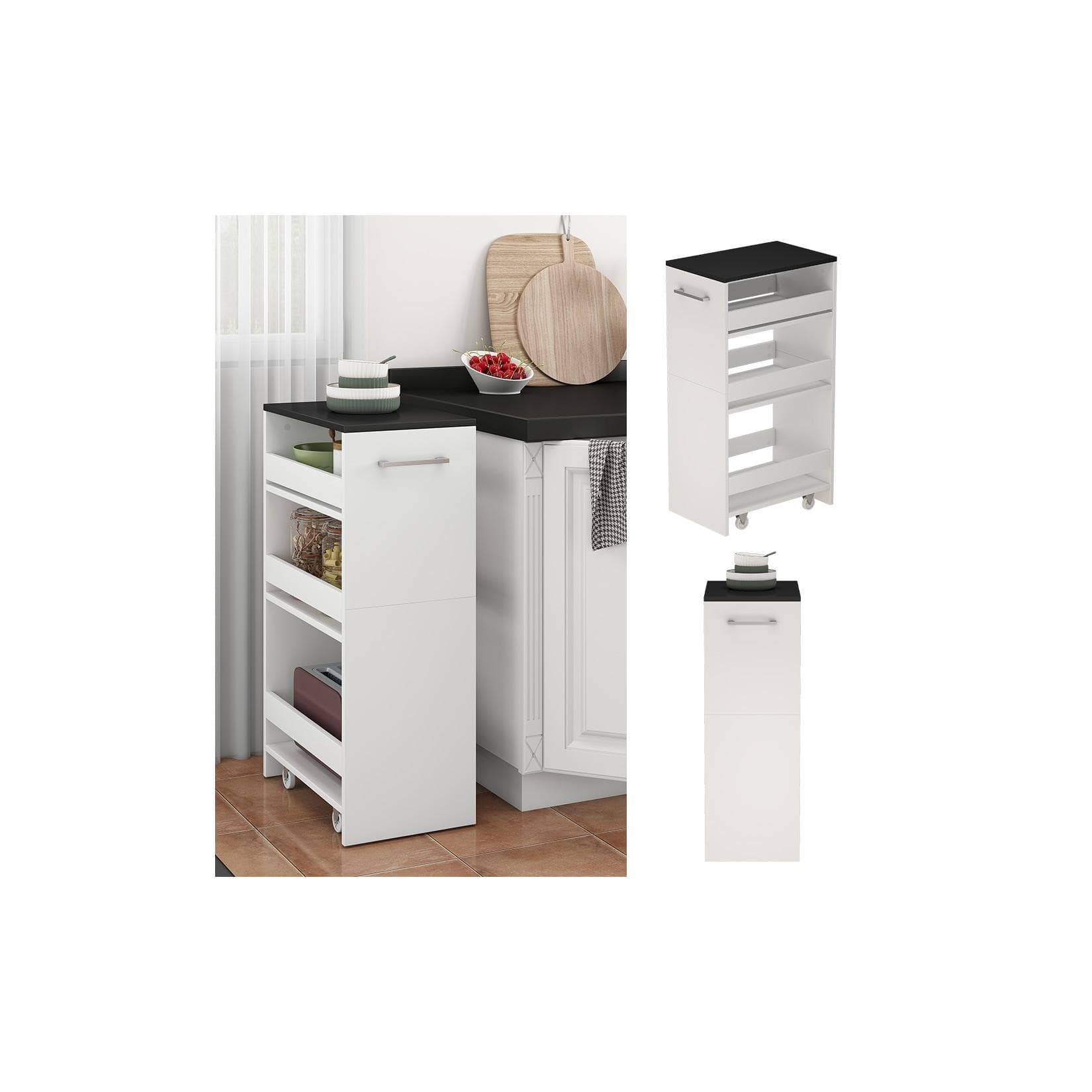 Vicco Barschrank Rivo Weiß S09CG08Q