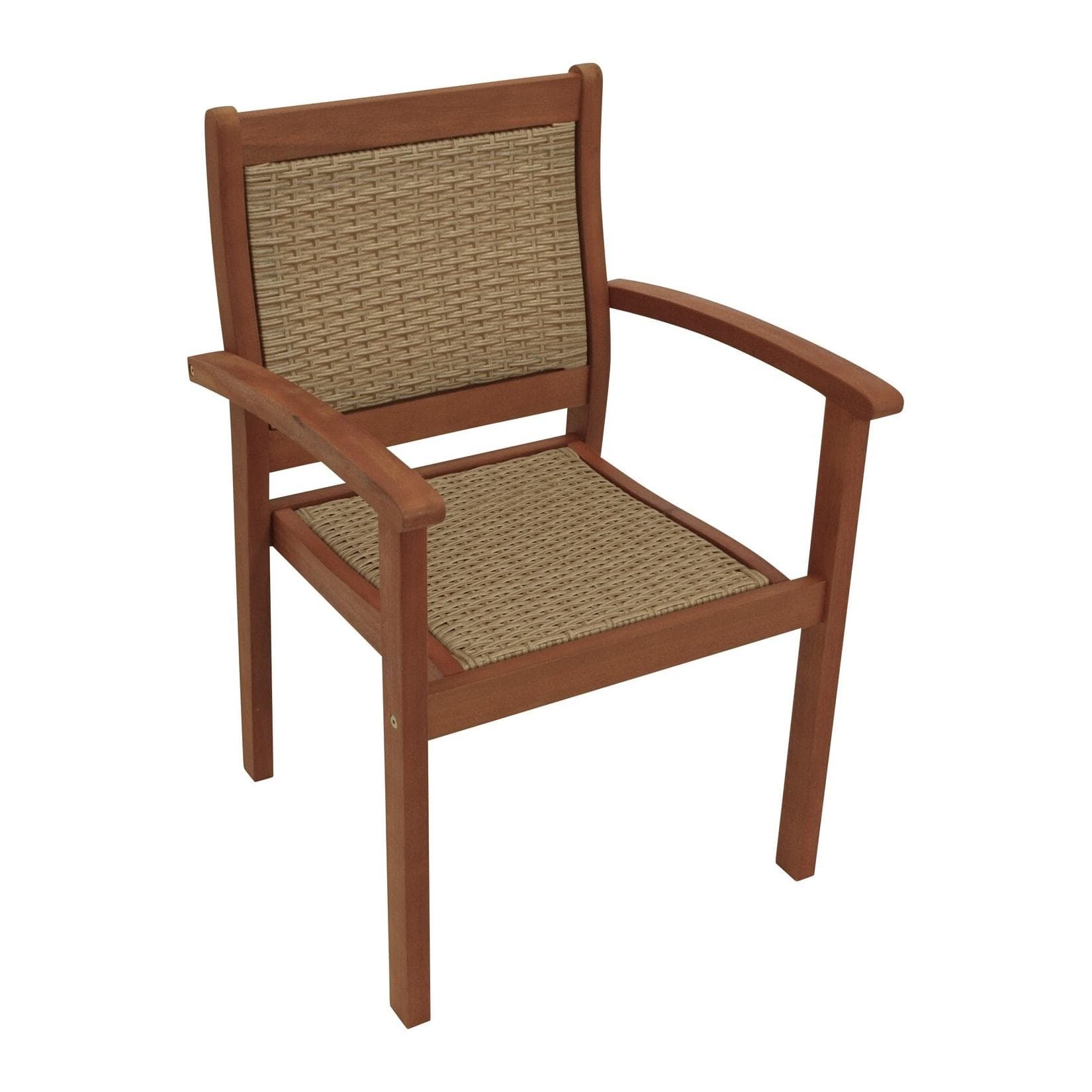 DEGAMO Stapelsessel VARADERO Eukalyptus geölt Polyrattan natur FSC