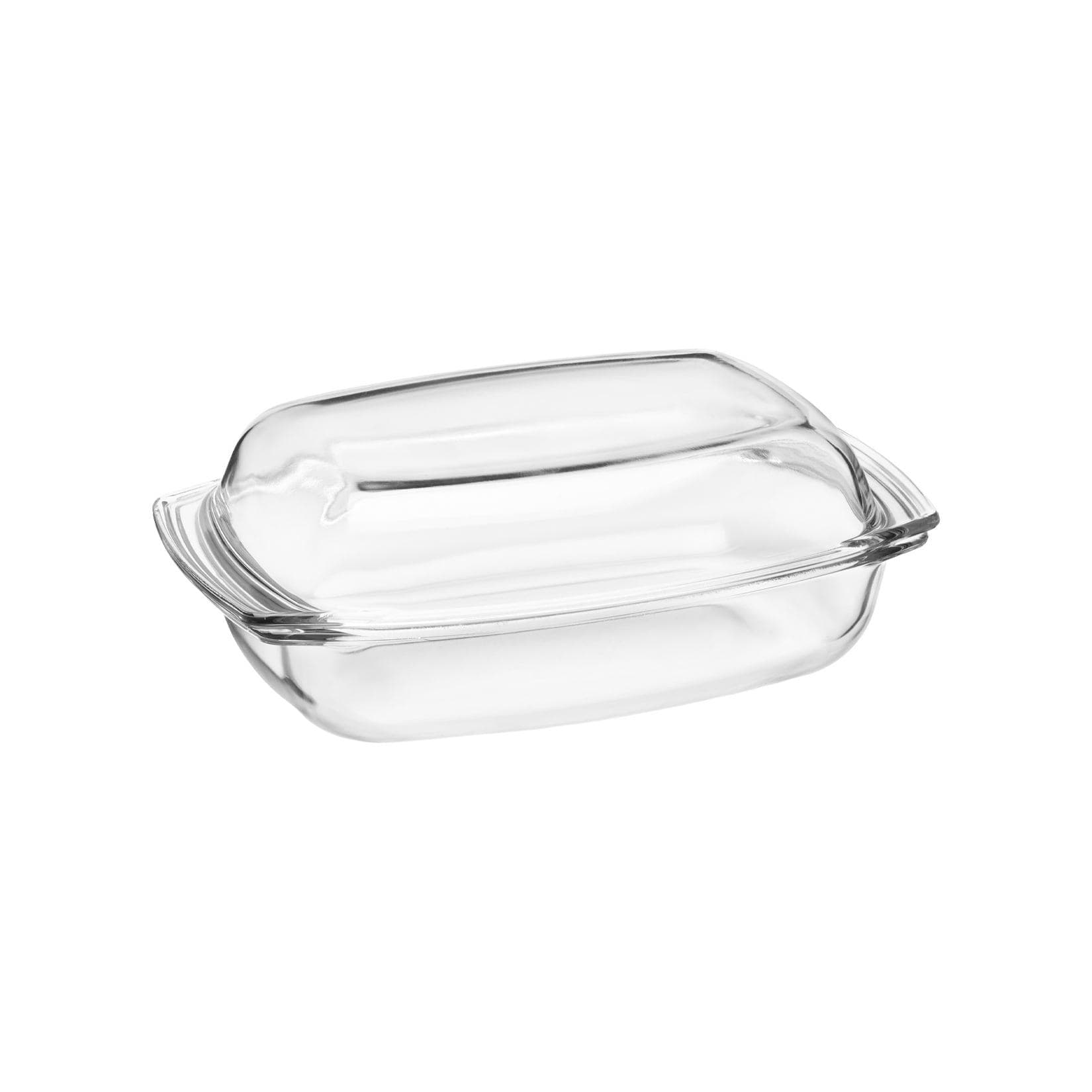 Van Well Kochschüssel Wellco 4,1 Liter mit Deckel Glas Transparent