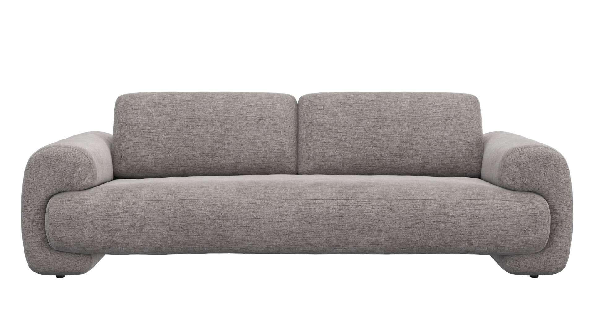 FLEXLUX Molino 3-Sitzer Sofa Beige Schwarz Polyest