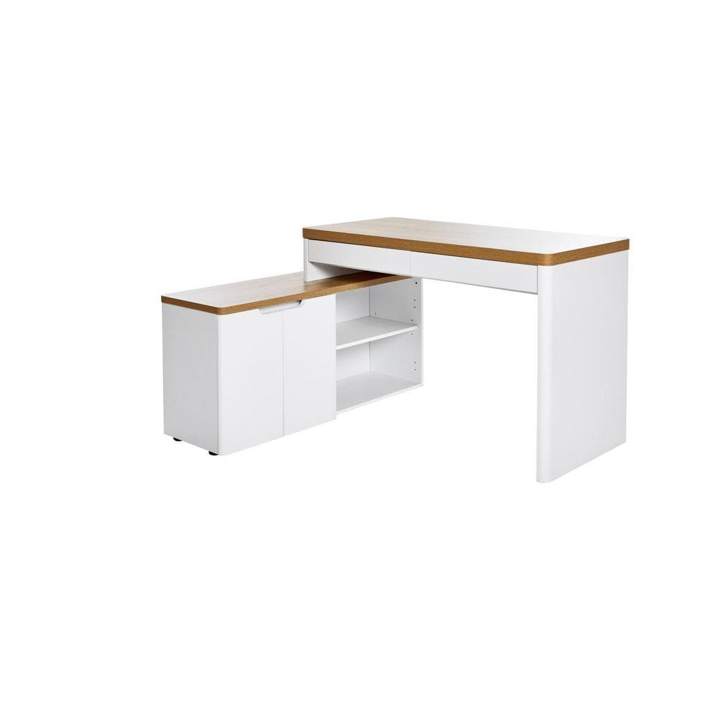 Eckschreibtisch LIBRE-C - Wechselseitig Montierbar