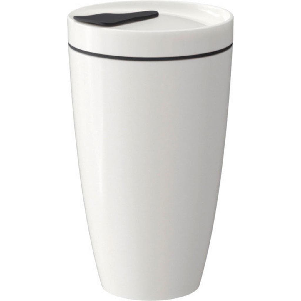 Villeroy & Boch Coffee-To-Go-Becher TO GO, TO Stay Weiß Keramik 0,35 L