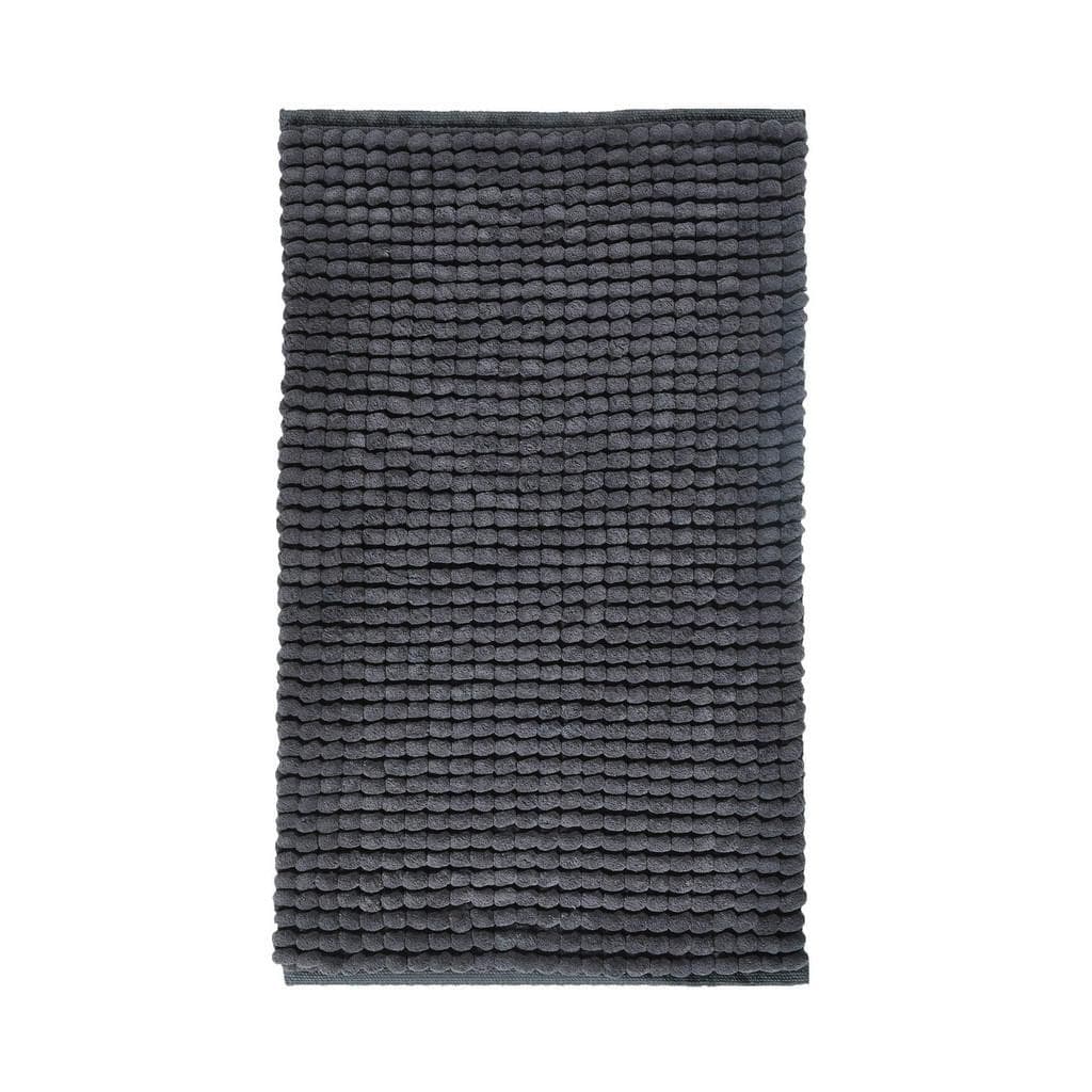 Aquanova Badteppich Axel Graphit Textil Uni 60x100 cm