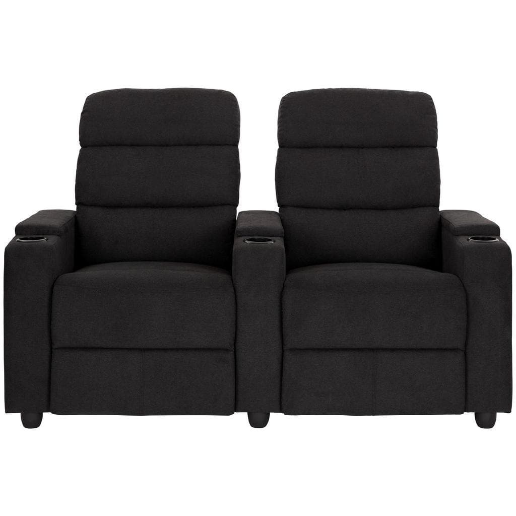 Mid.you Heimkino-Sofa Anthrazit 2-Sitzer