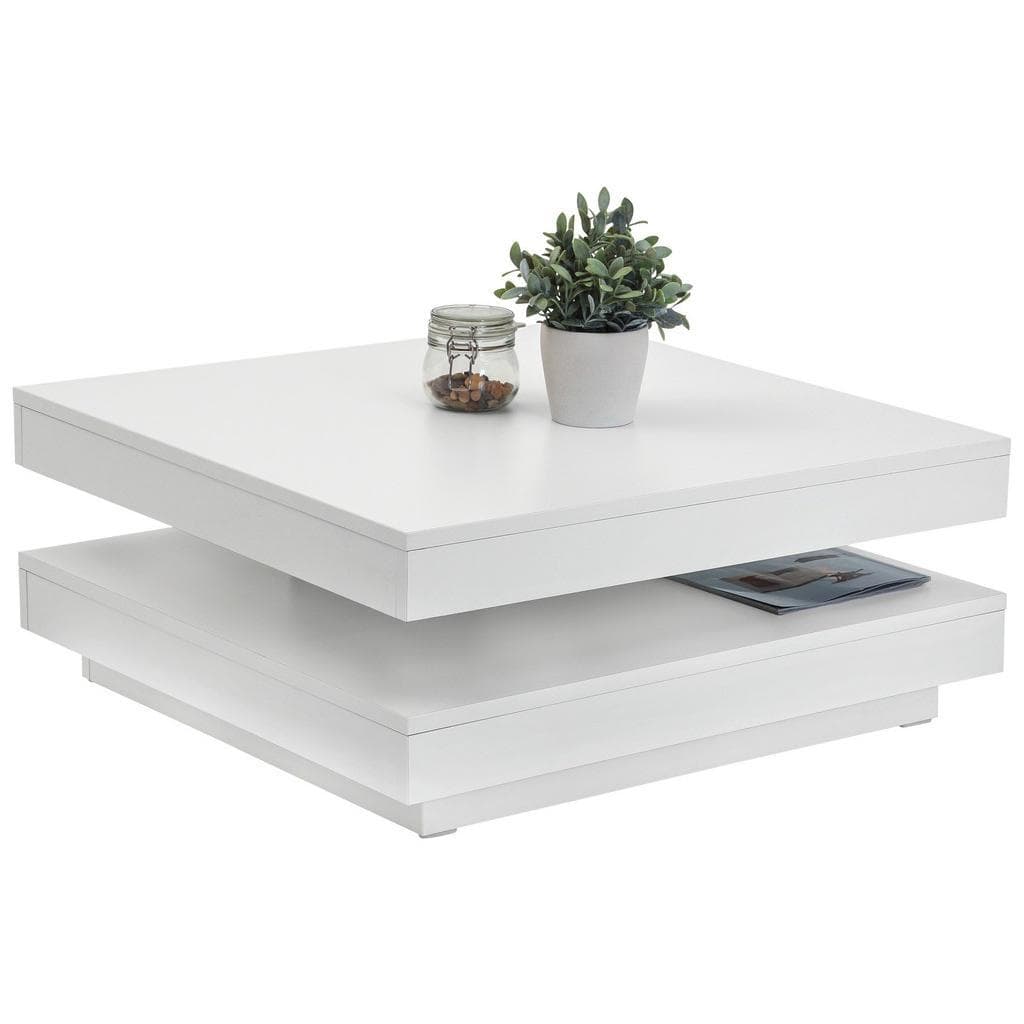 Drehbarer Couchtisch mit Platte