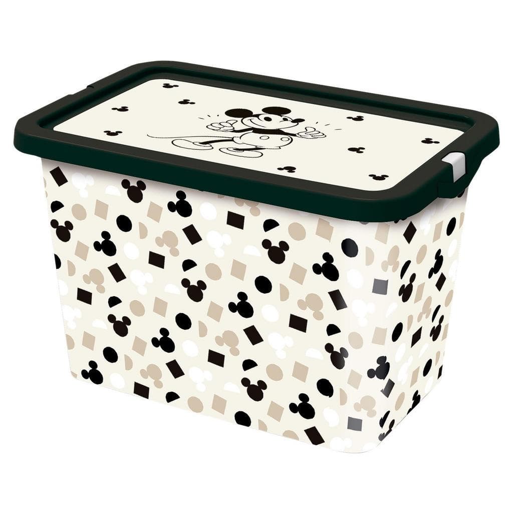 Disney BOX Mickey & Minnie Kunststoff 29x18x19 cm Abnehmbarer Deckel