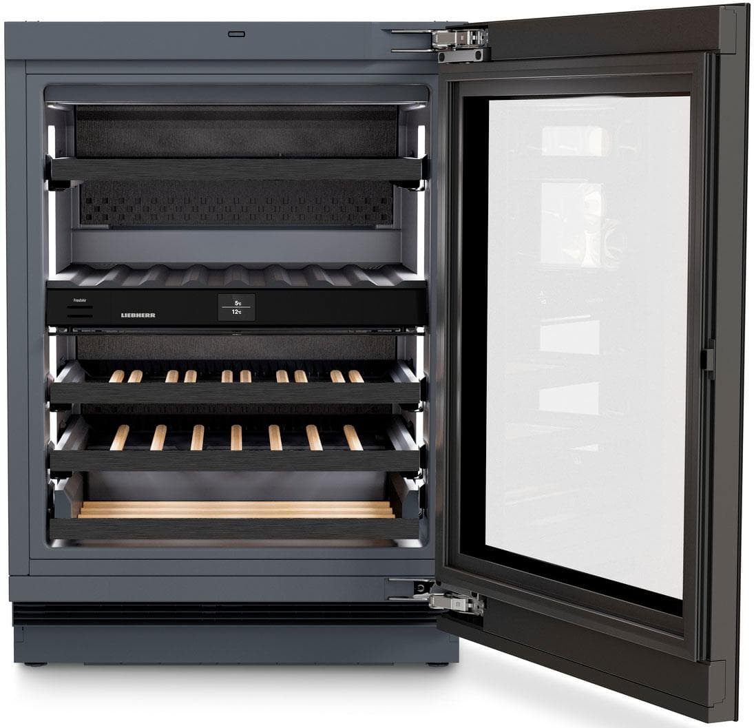 LIEBHERR Unterbauweintemperierschrank UWgbi 3782 Schwarz Touch-Bedienung