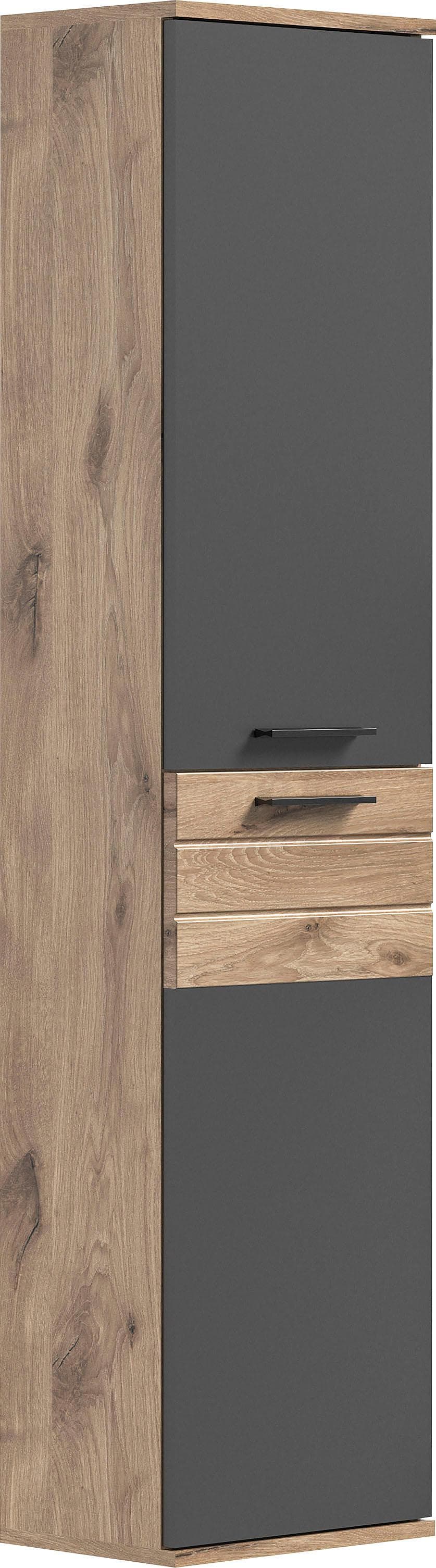 Midischrank INOSIGN Riga 37 cm 2 Türen 2 Einlegeböden Holzoptik