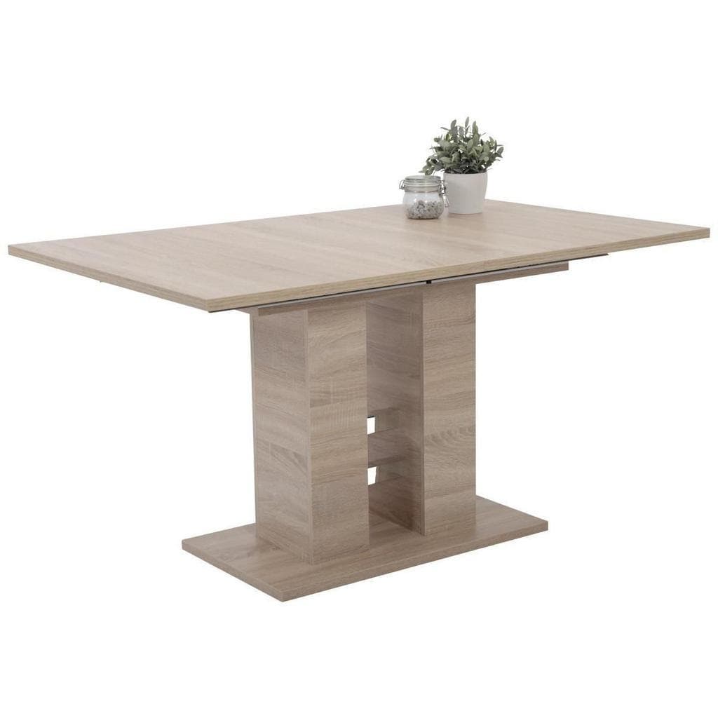 Carryhome Esstisch Sonoma Eiche Holzwerkstoff Ausziehbar