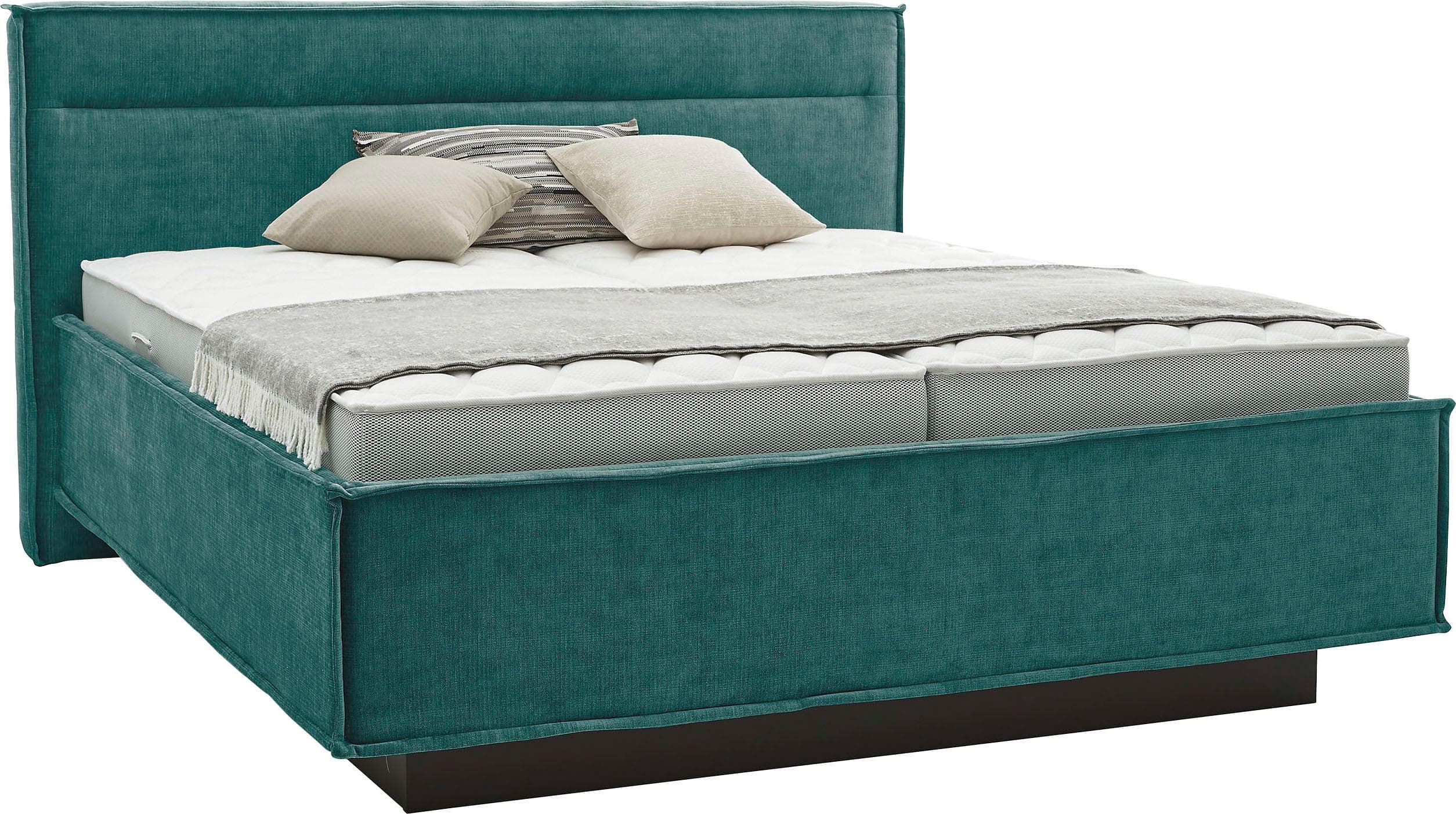 Musterring Polsterbett JustB SC 100 mit Matratze und Stauraum türkis